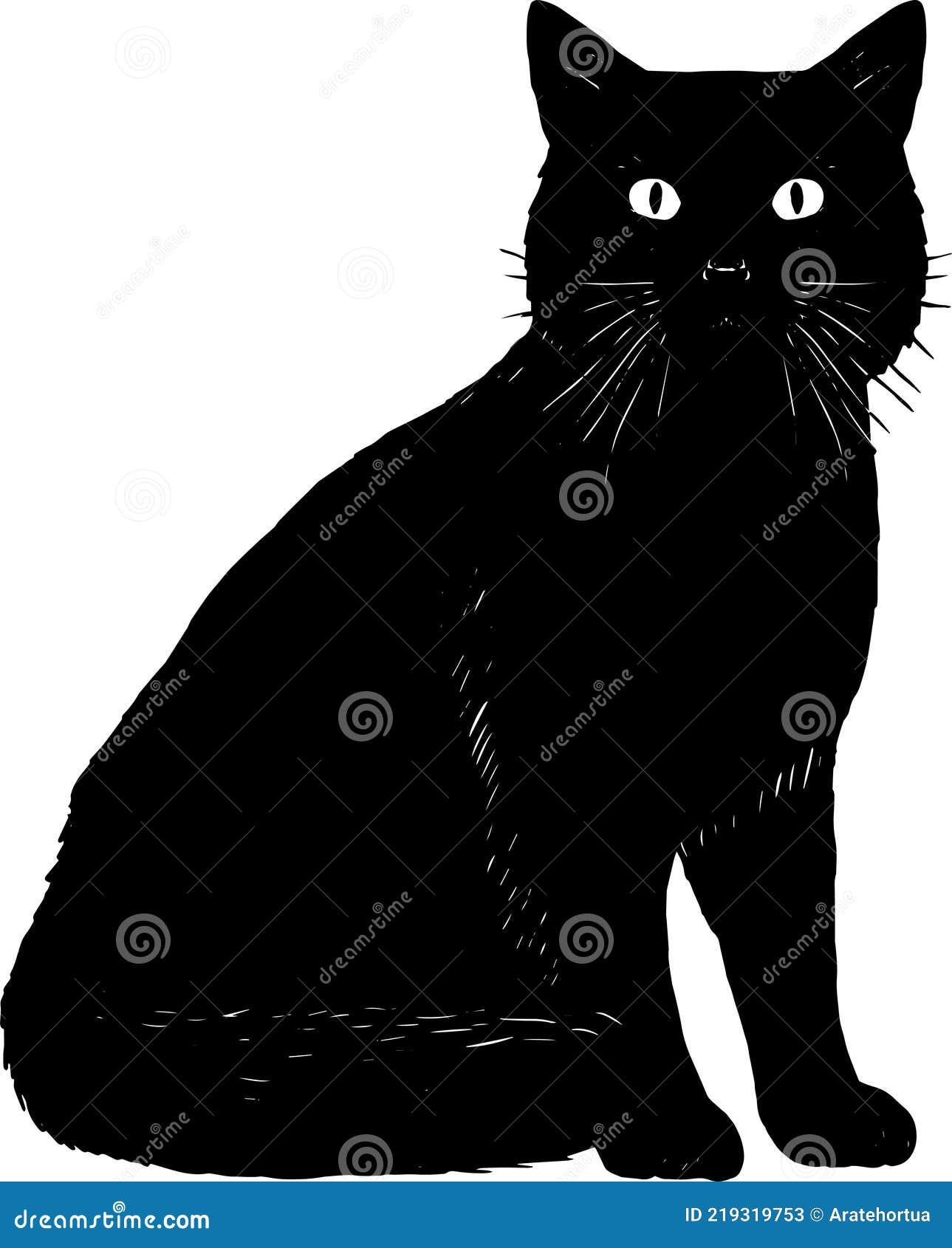 Imagem De Gato Realista Isolada Ilustração do Vetor - Ilustração de animal,  cara: 219319622