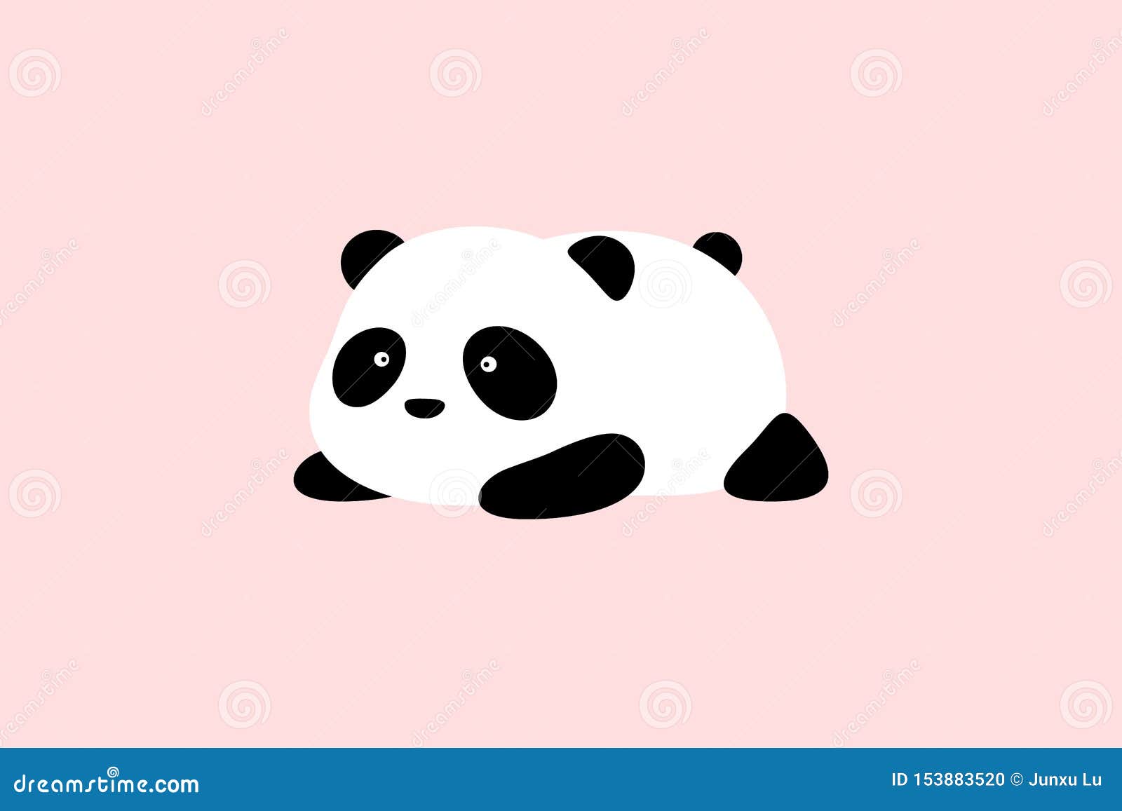 Bonito panda dos desenhos animados do bebê pinturas para a parede • quadros  engraçado, avestruz, leon