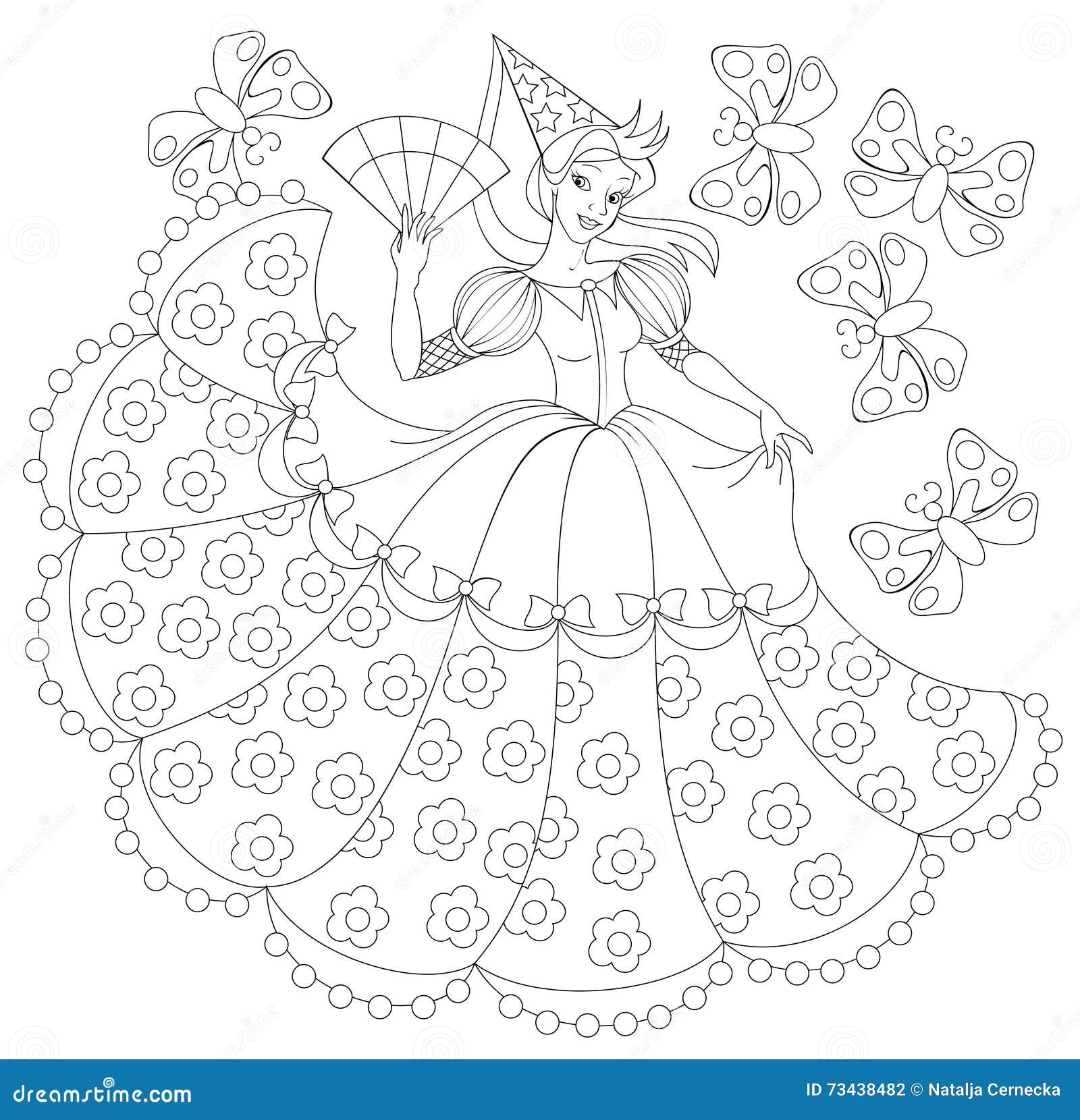 Desenhos de princesas para colorir - folhas para colorir de princesas  imprimíveis grátis