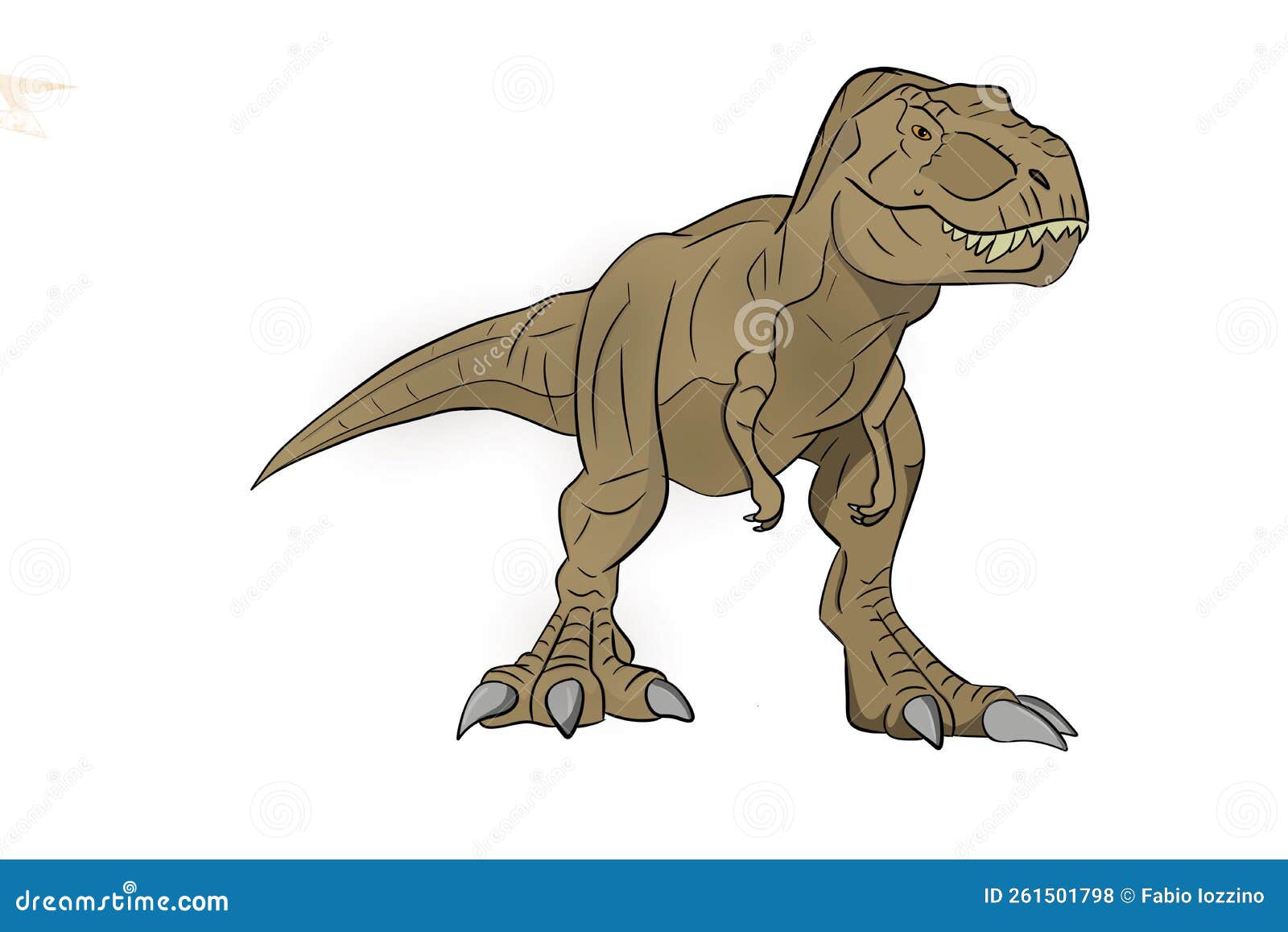 Tiranossauro rex desenho realista