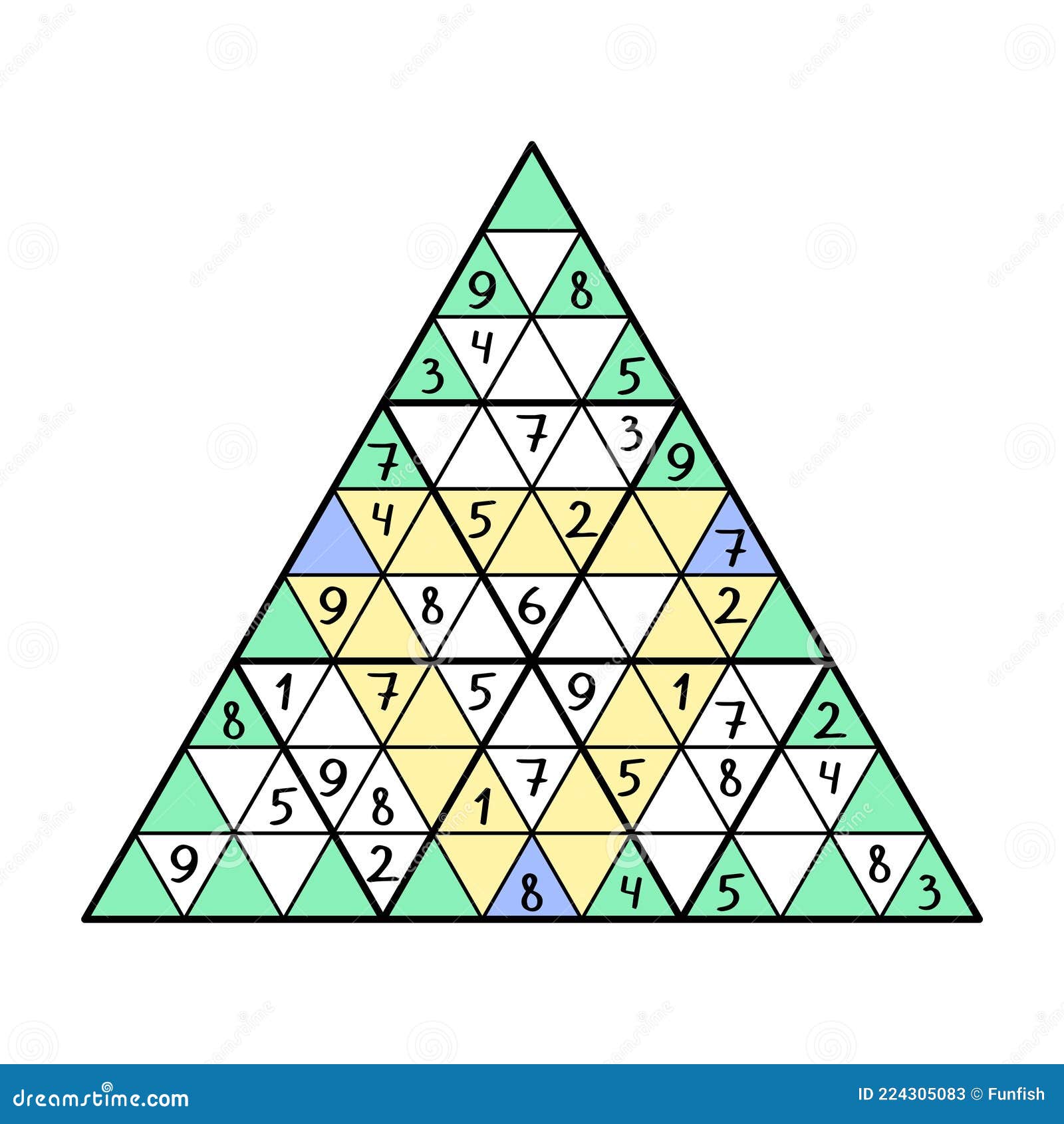 Coleção De Quebra-cabeças De Triângulo Para Ilustração Vetorial De Crianças  E Adultos Ilustração do Vetor - Ilustração de jogo, três: 254447319