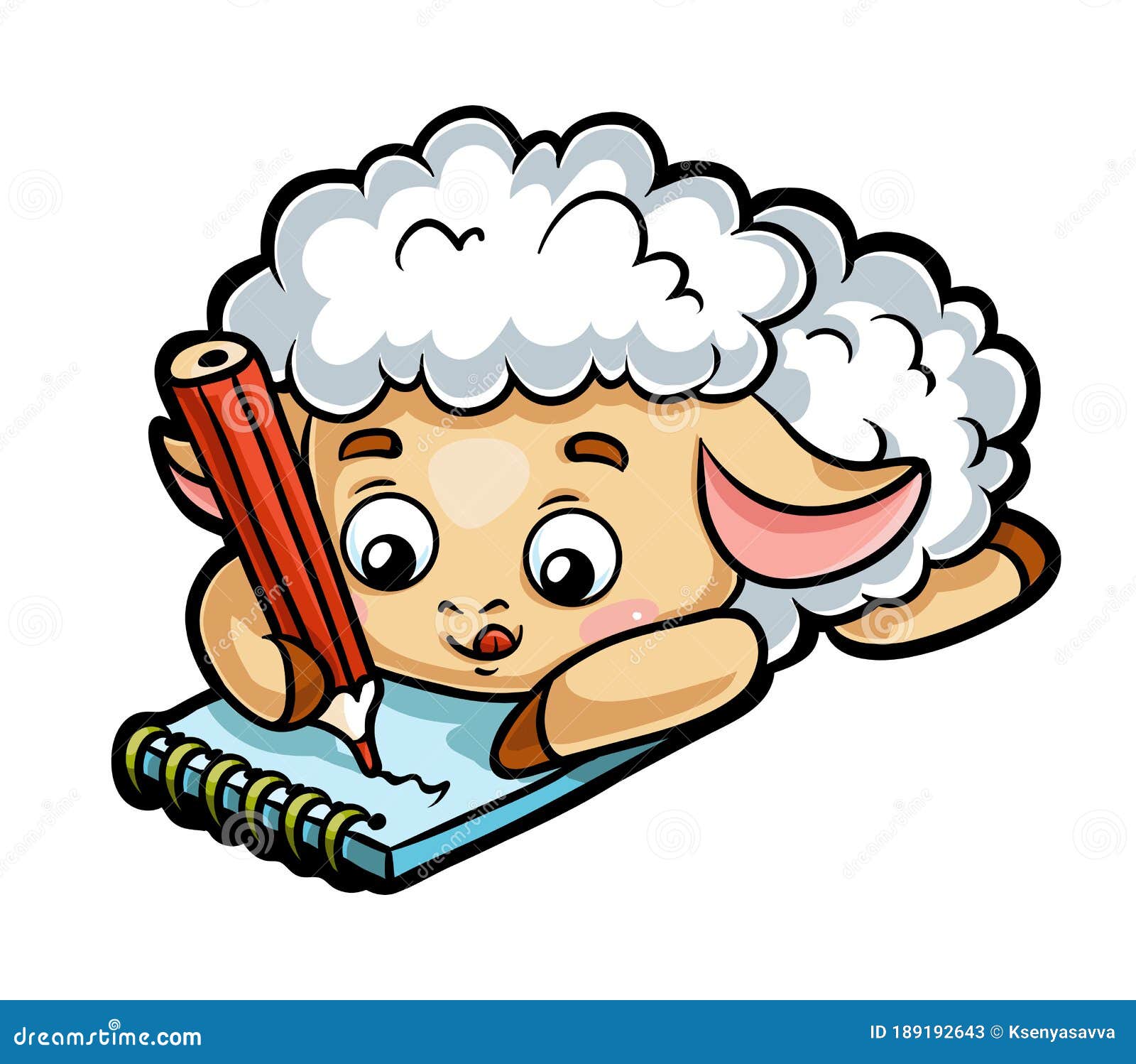 Ilustración De Dibujos Animados Para Niños Que Escriben Ovejas Con Un Lápiz Y Un Cuaderno Ilustración del Vector - Ilustración de ovejas, animal: 189192643 Ilustración De Dibujos Animados Para Niños Que Escriben Ovejas Con Un Lápiz Y Un Cuaderno Ilustración del Vector - Ilustración de ovejas, animal: 189192643