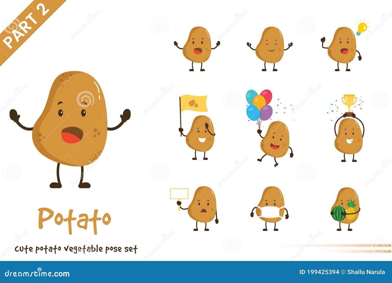 Ilustración De Dibujos Animados De Una Tierna Patata Posa Un Conjunto De Verduras Ilustración del Vector - Ilustración de pegatina, arte: 199425394 Ilustración De Dibujos Animados De Una Tierna Patata Posa Un Conjunto De Verduras Ilustración del Vector - Ilustración de pegatina, arte: 199425394