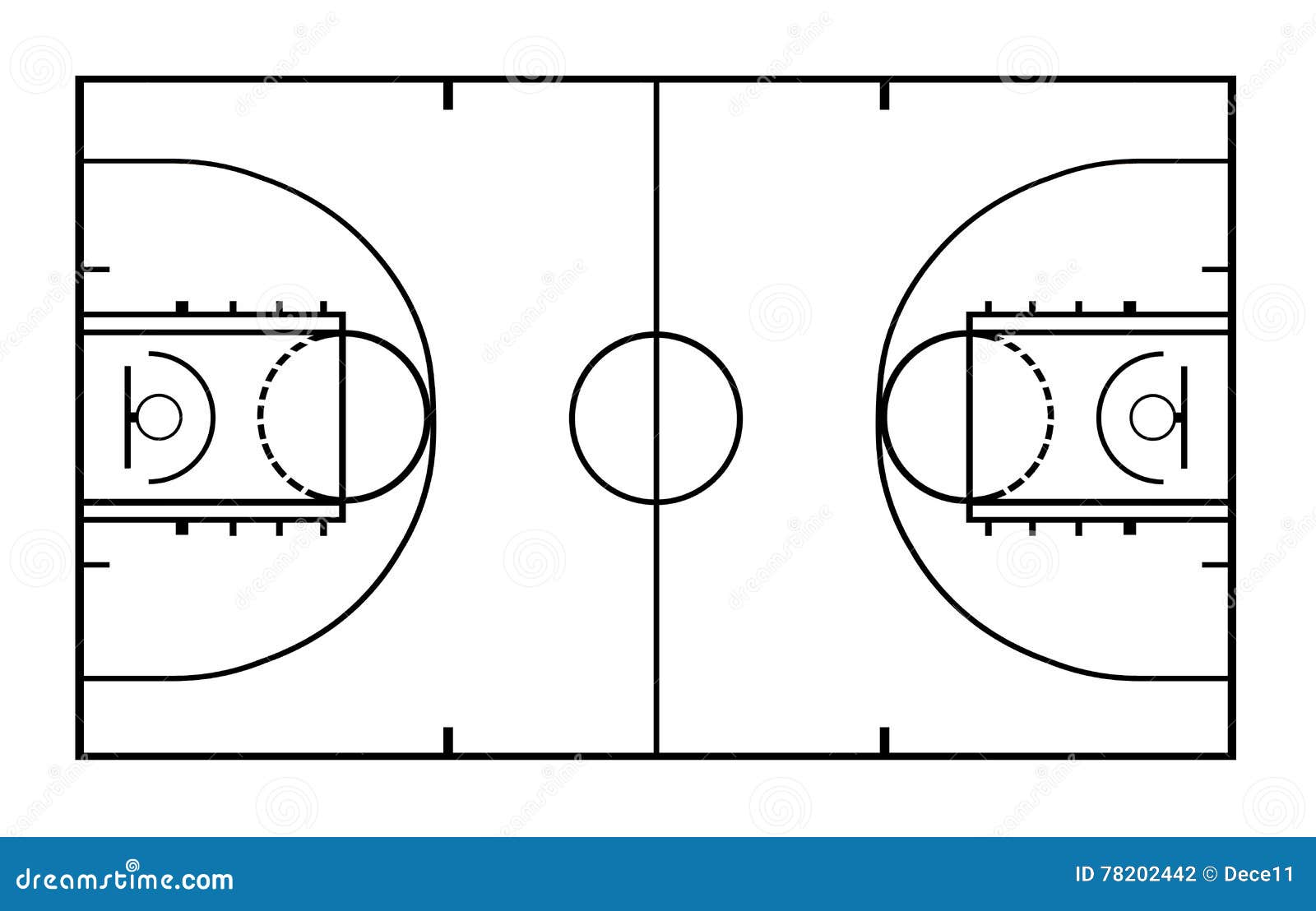 Ilustración De La Cancha De Básquet Ilustración del Vector - Ilustración de corte, vector: 78202442 Ilustración De La Cancha De Básquet Ilustración del Vector - Ilustración de corte, vector: 78202442