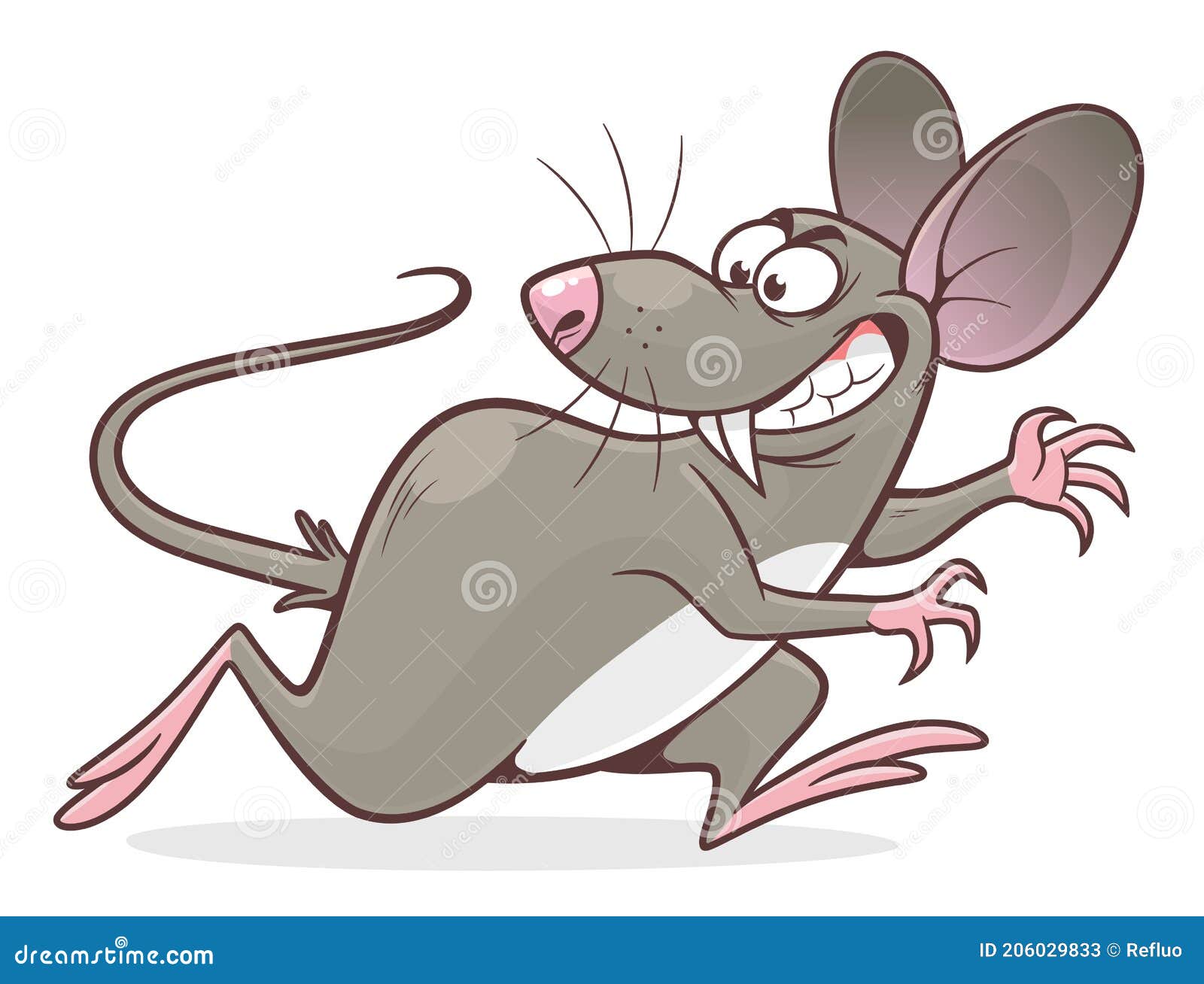 Ilustración De La Caricatura De La Plaga Del Ratón Malo Ilustración del  Vector - Ilustración de animal, ratones: 206029833