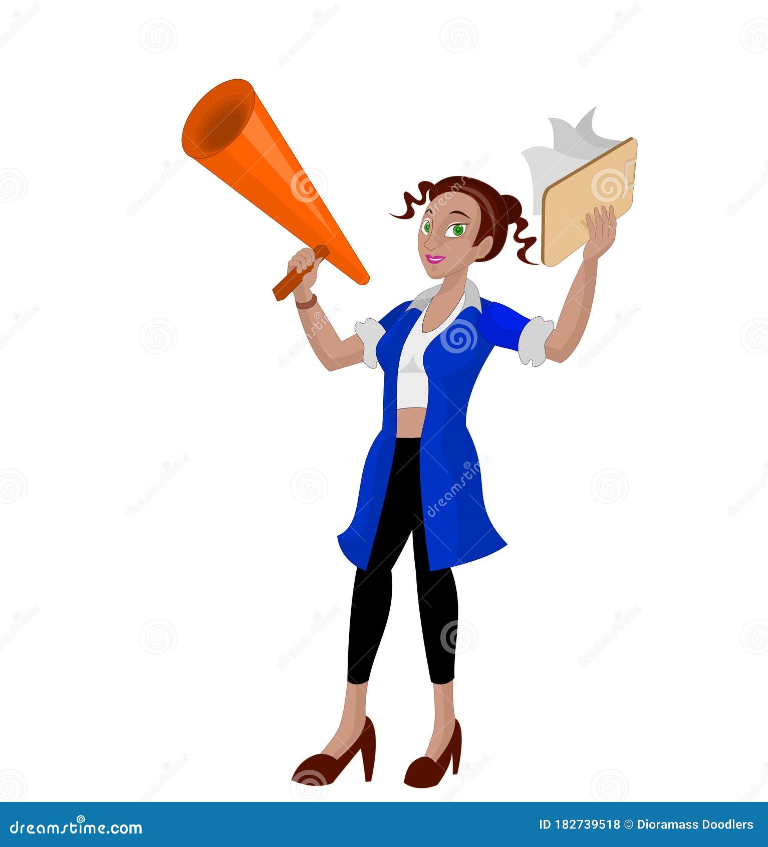 pix Director De Cine Dibujo Animado dreamstime