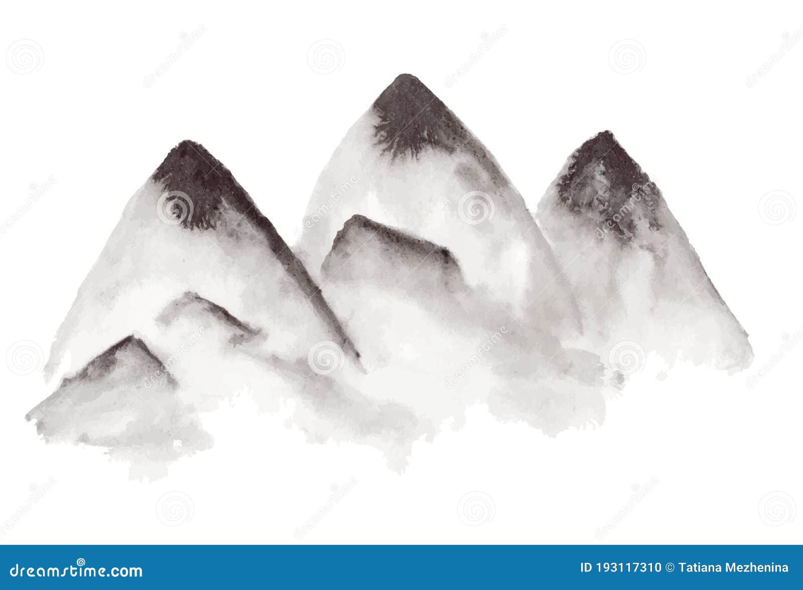 Ilustración De Montañas De Niebla Negra De Tinta China Ilustración del Vector - Ilustración de frialdad, paisaje: 193117310 Ilustración De Montañas De Niebla Negra De Tinta China Ilustración del Vector - Ilustración de frialdad, paisaje: 193117310