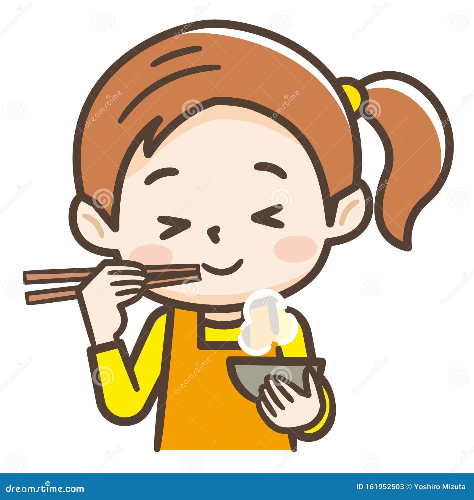 Ilustración De Una Niña Comiendo Ilustración del Vector - Ilustración de persona, coma: 161952503 Ilustración De Una Niña Comiendo Ilustración del Vector - Ilustración de persona, coma: 161952503