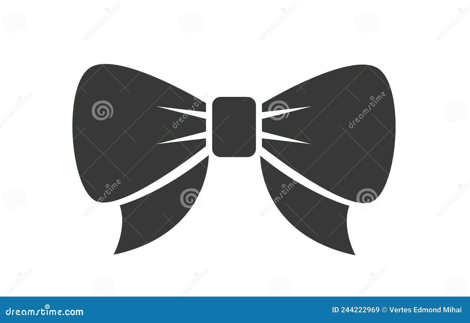 Ilustración Icono Del Vector De Corbata De Mariposa Ilustración del Vector Ilustración de mariposa, objeto: 244222969