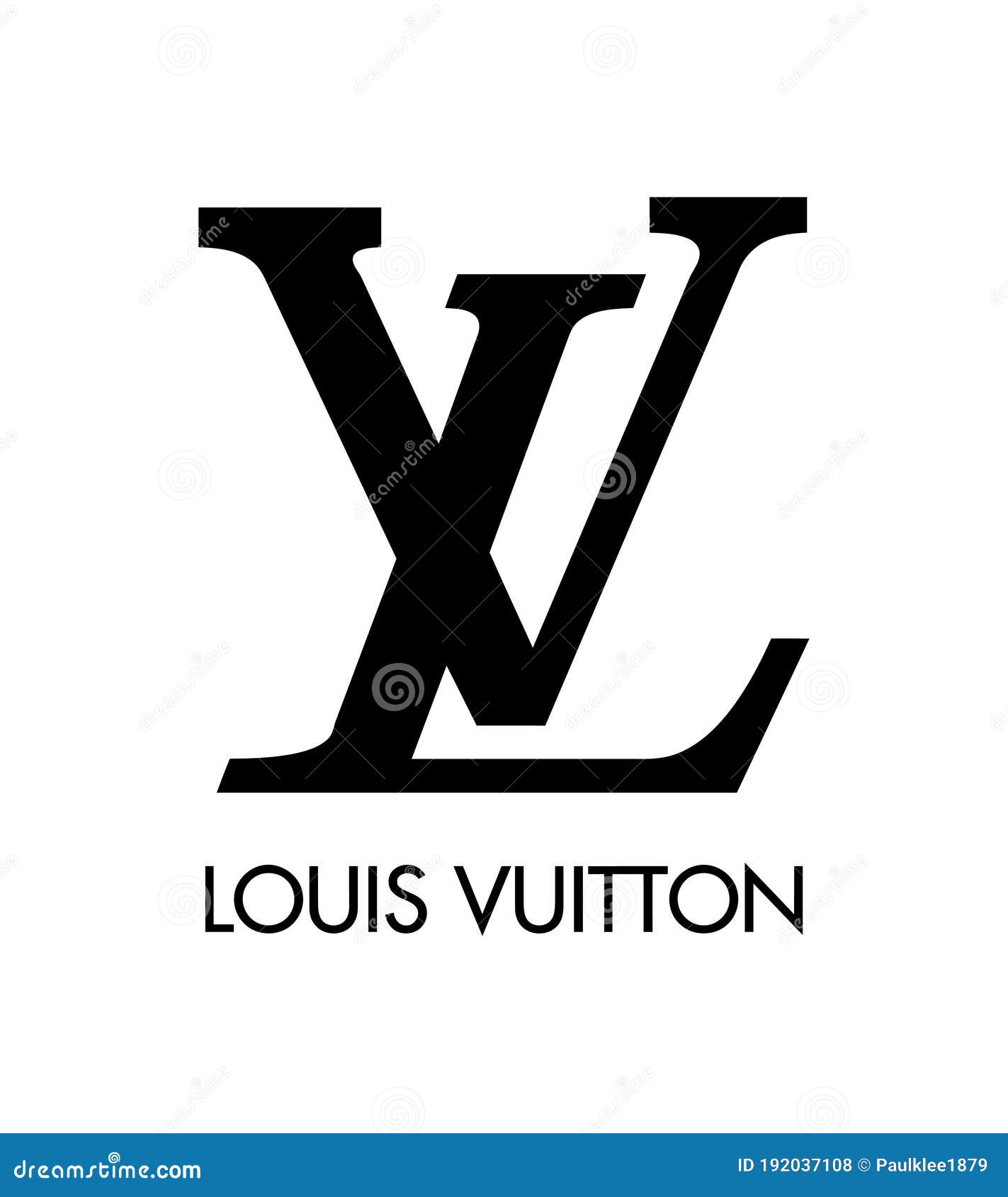 Ilustración Vectorial Del Logo De Louis Vuitton En Fondo Blanco Foto de  archivo editorial - Ilustración de marca, muestra: 192037108