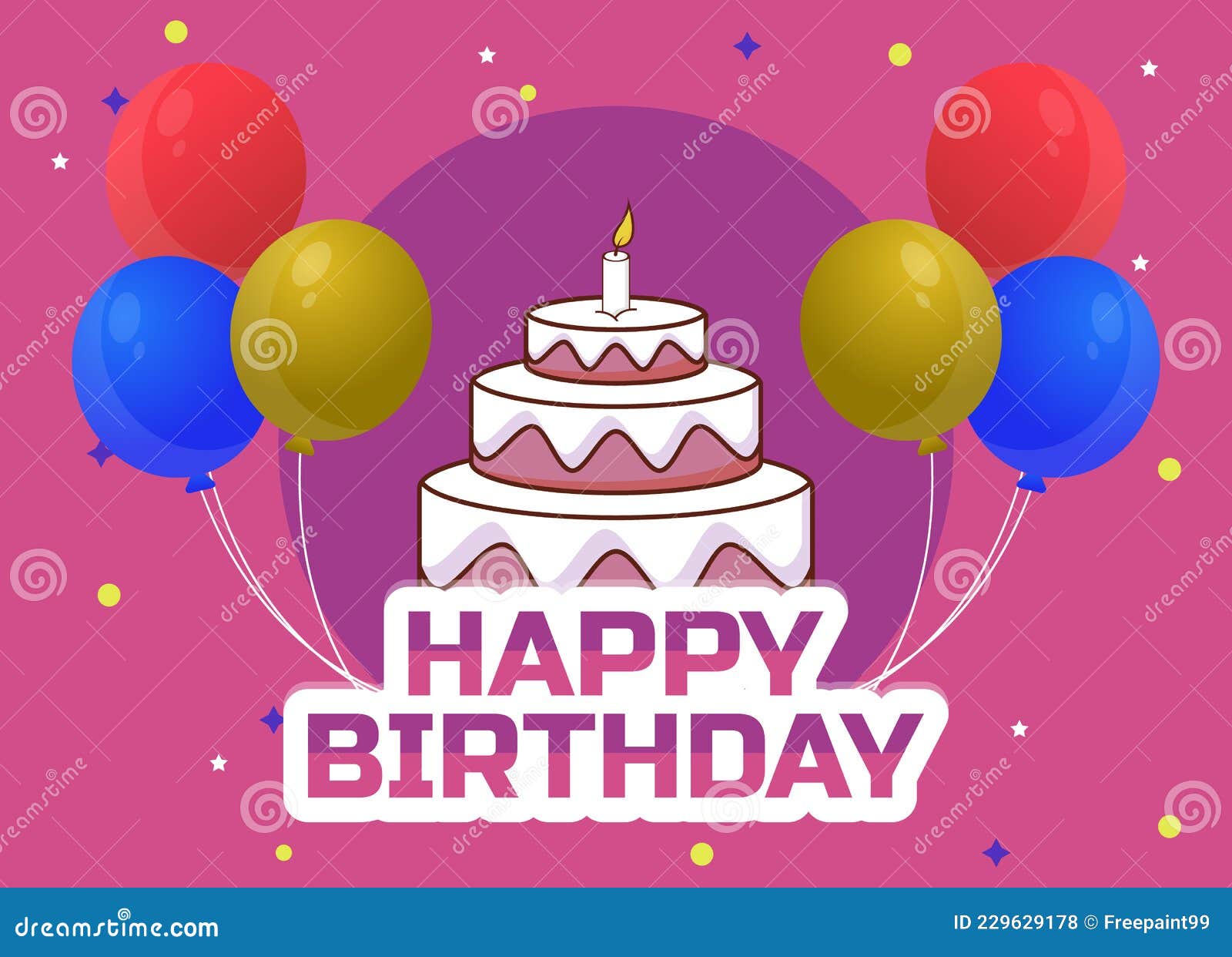 Feliz cumpleaños 50 años poster color de tarjeta de felicitación Fotografía  de stock - Alamy