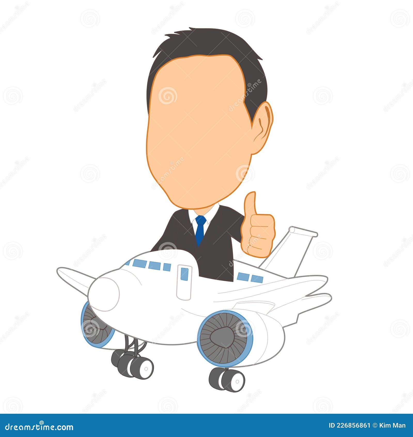 Ilustraciones De Personas En Aviones . Dibujos Animados Que Se Pueden  Utilizar Para Caricaturizar Plantillas Ilustración del Vector - Ilustración  de vector, engranaje: 226856861