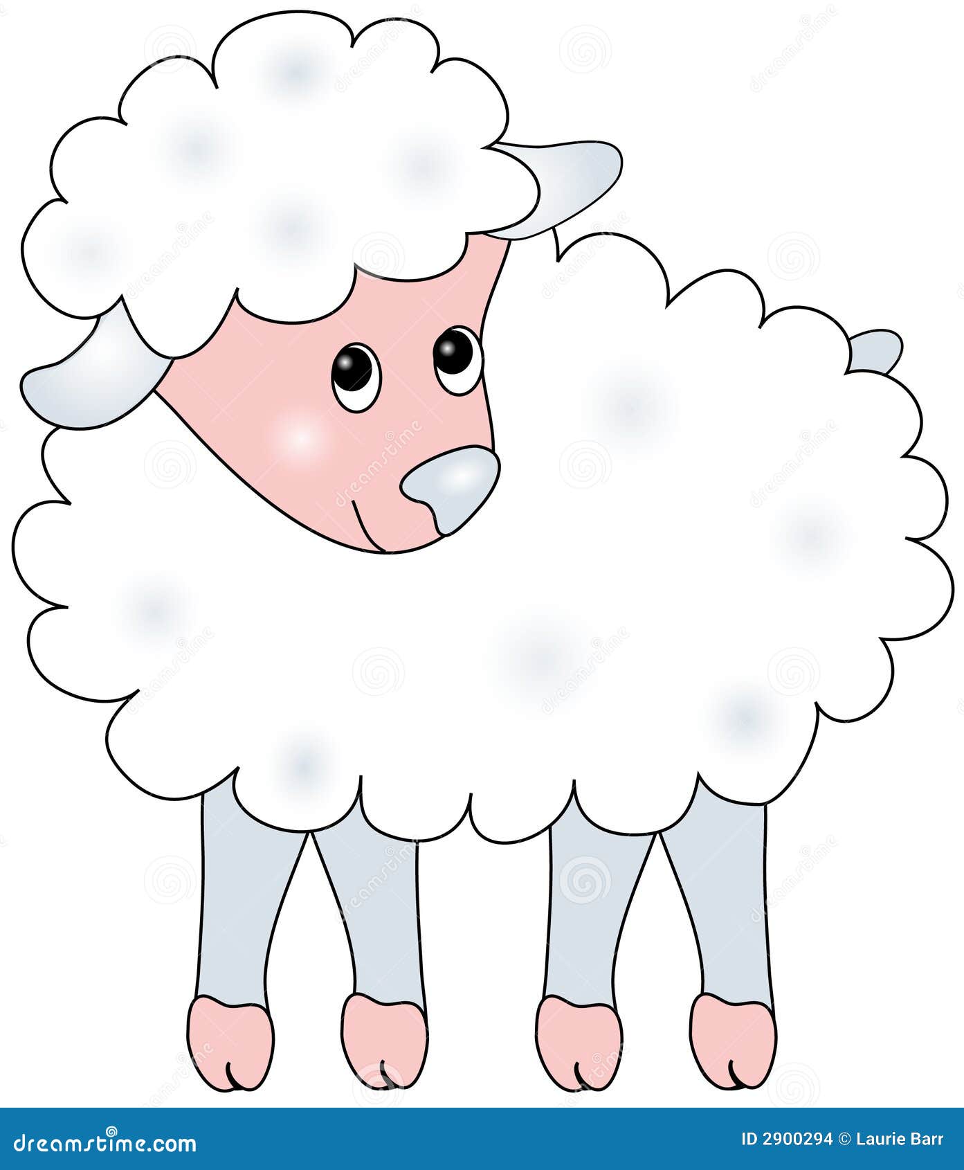 Ilustracyjni owce ilustracji. Ilustracja złożonej z menchie - 2900294