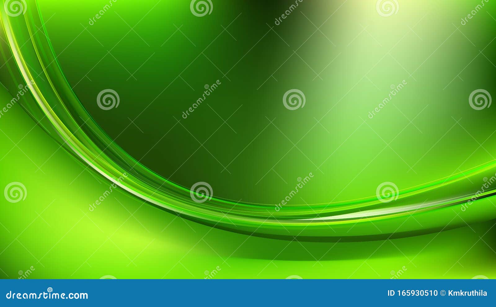 Ilustração de Fundo da Curva Abstrata Neon Verde. Curva Abstrata Neon Verde Ilustração Belo e elegante Design gráfico Ilustração