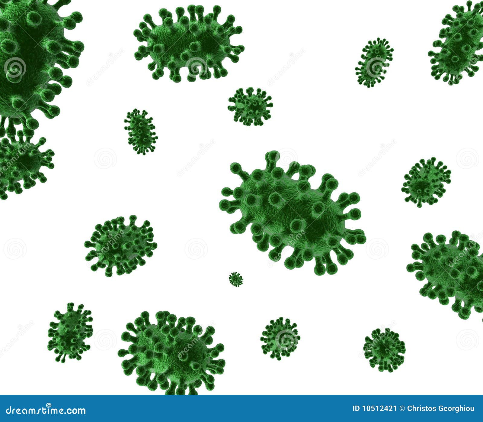 Ilustração do vírus
