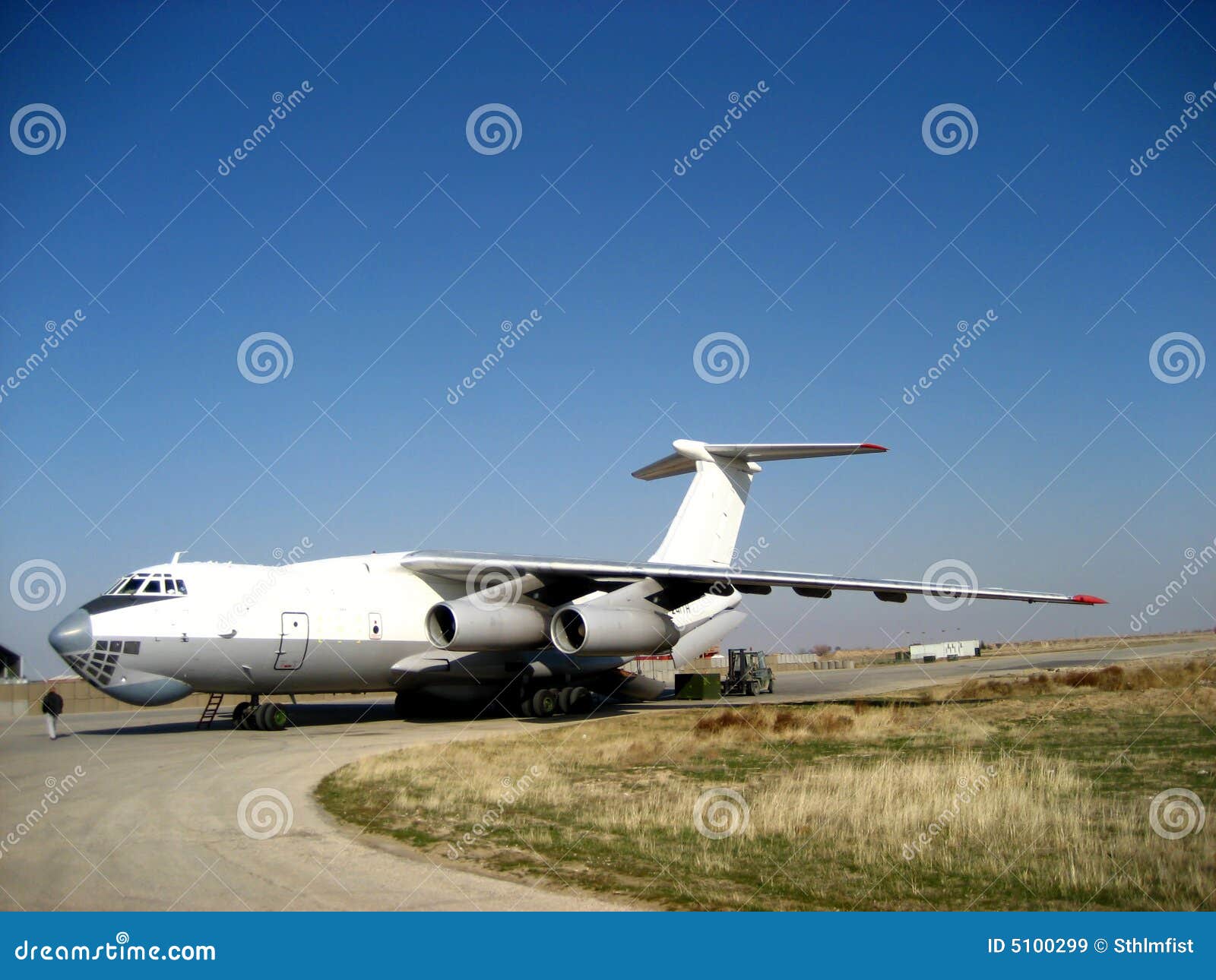 Ilyushin Il 76 Russische Bauflugzeuge Stockbild Bild Von