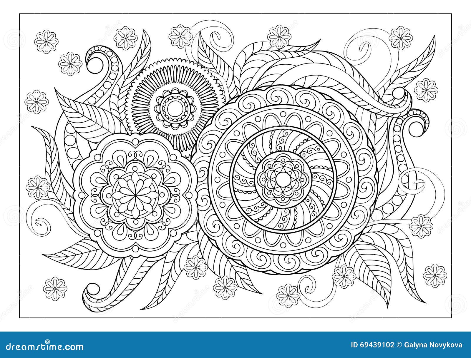 image-for-adult-coloring-page-stock-vector-illustration-69439102