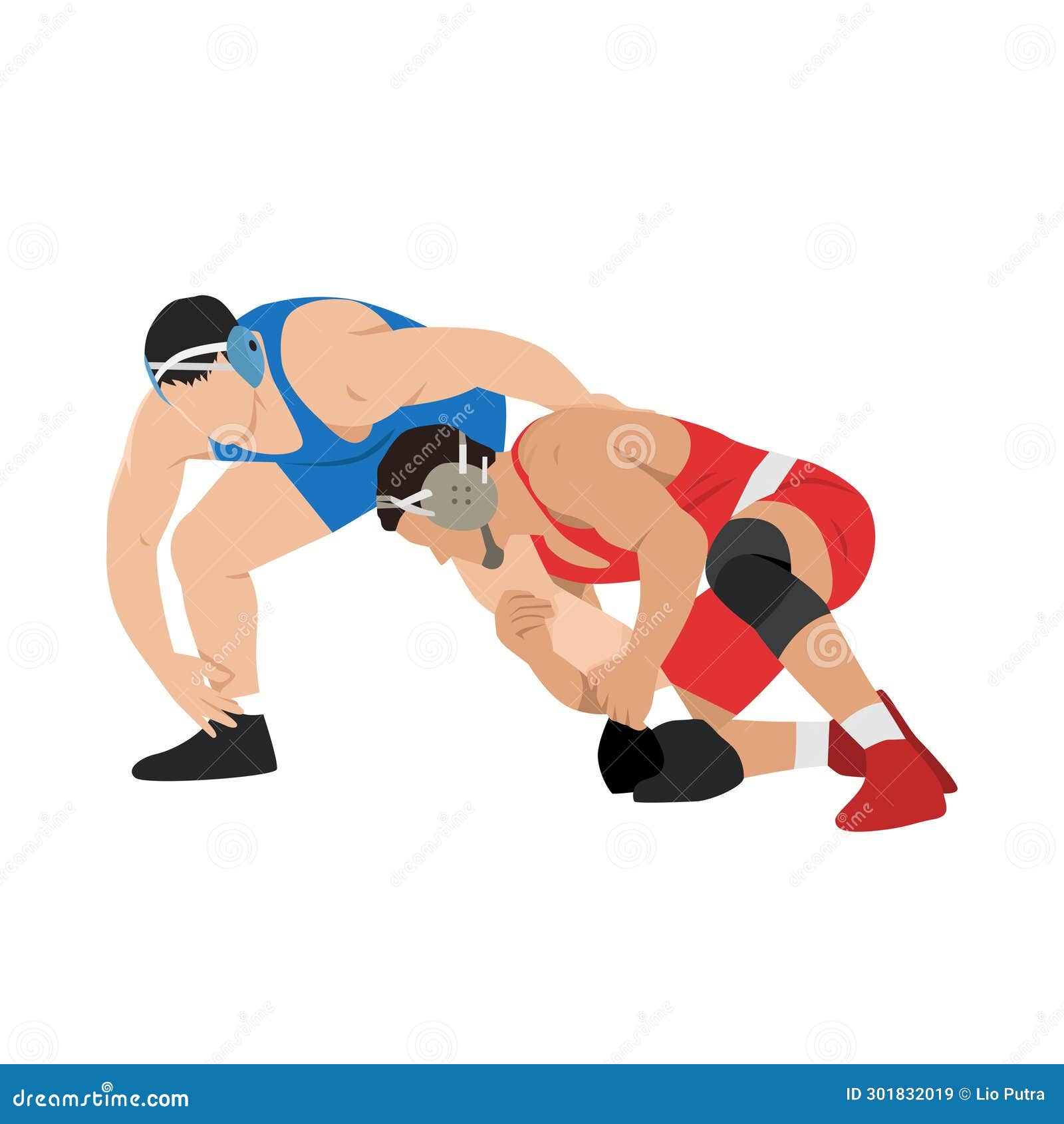 image of athletes wrestlers in wrestling, fighting. greco roman wrestling fight combating, grappling, duel, mixed martial art