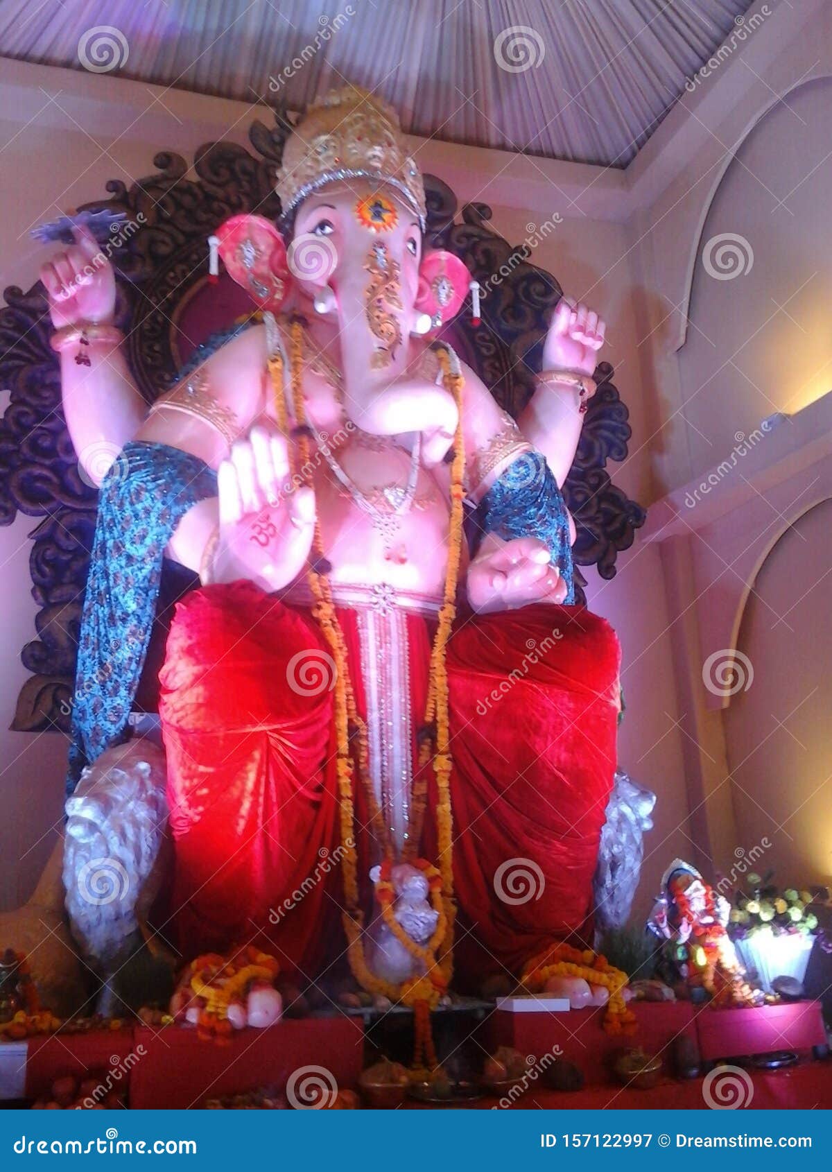 Ganeshdev Hindu God stock image. Image of ganesh, start - 157122997