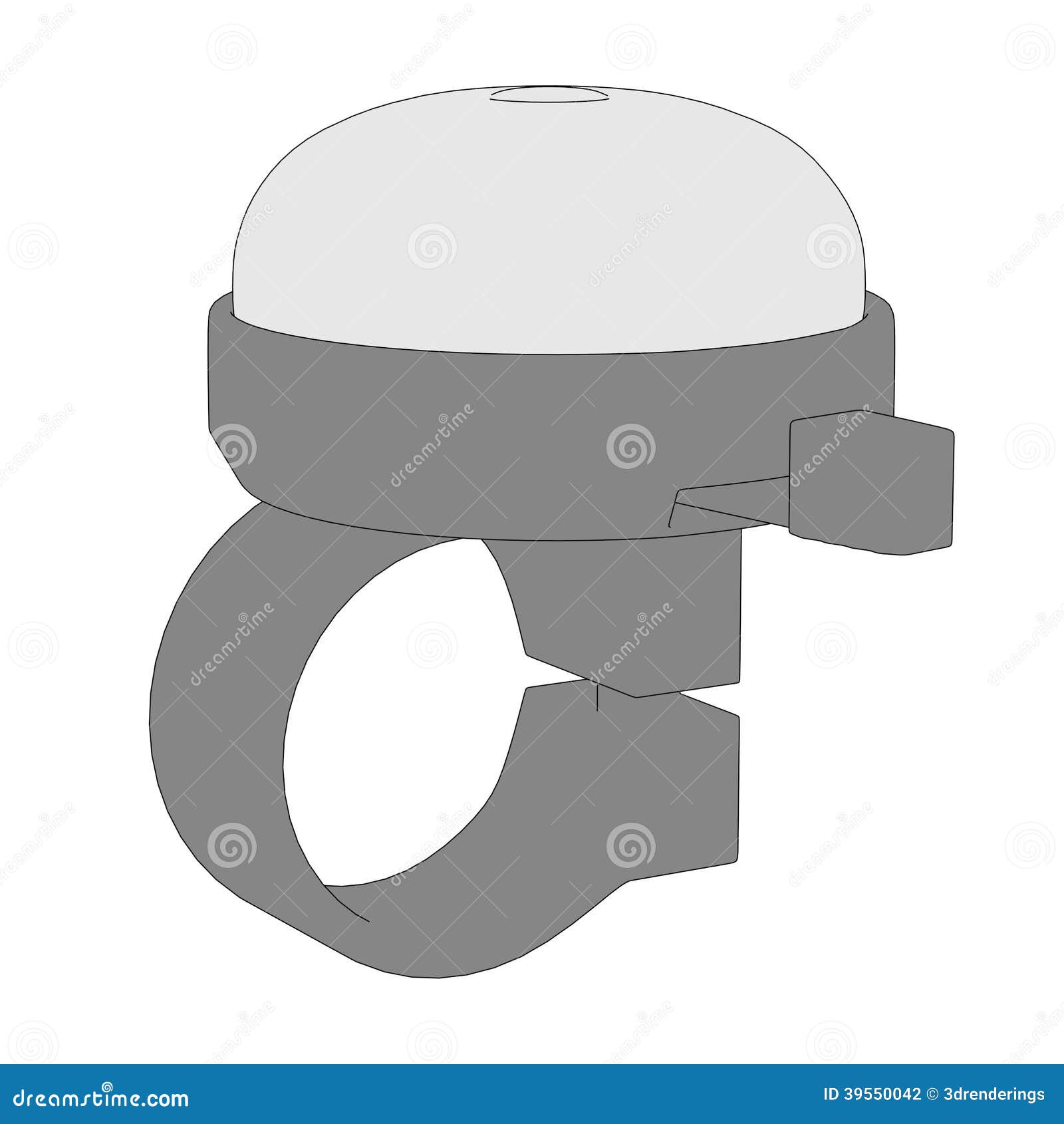 Image of bicycle bell stock illustration. Illustration of bike 39550042