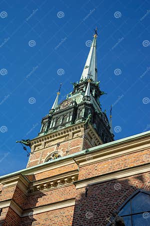 Big Church In Stockholm Sweden Stock Image Image Of Outdoors Church 