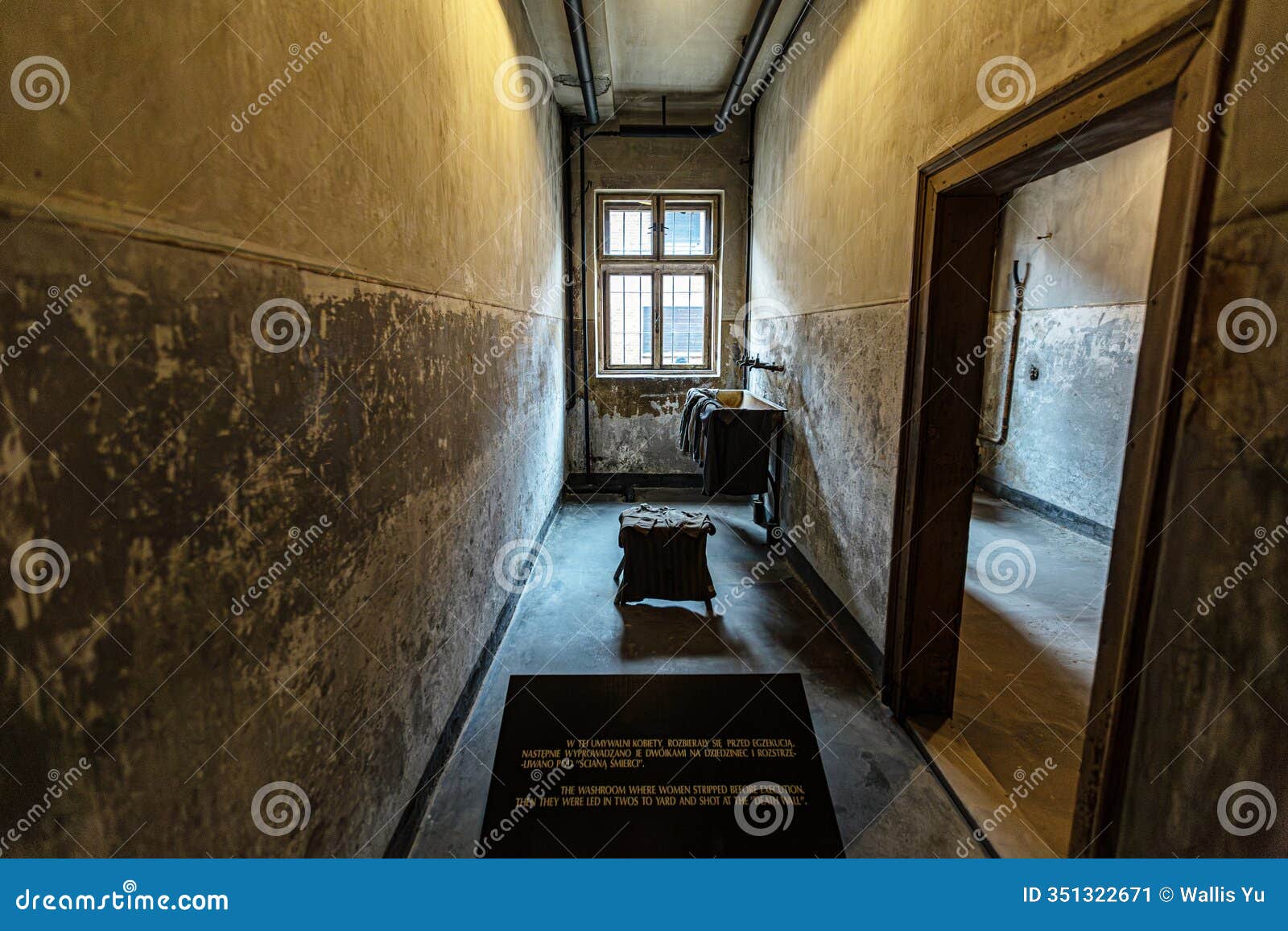 solitary confinement cell - a glimpse of despair (auschwitz-birkenau concentration camp, poland)