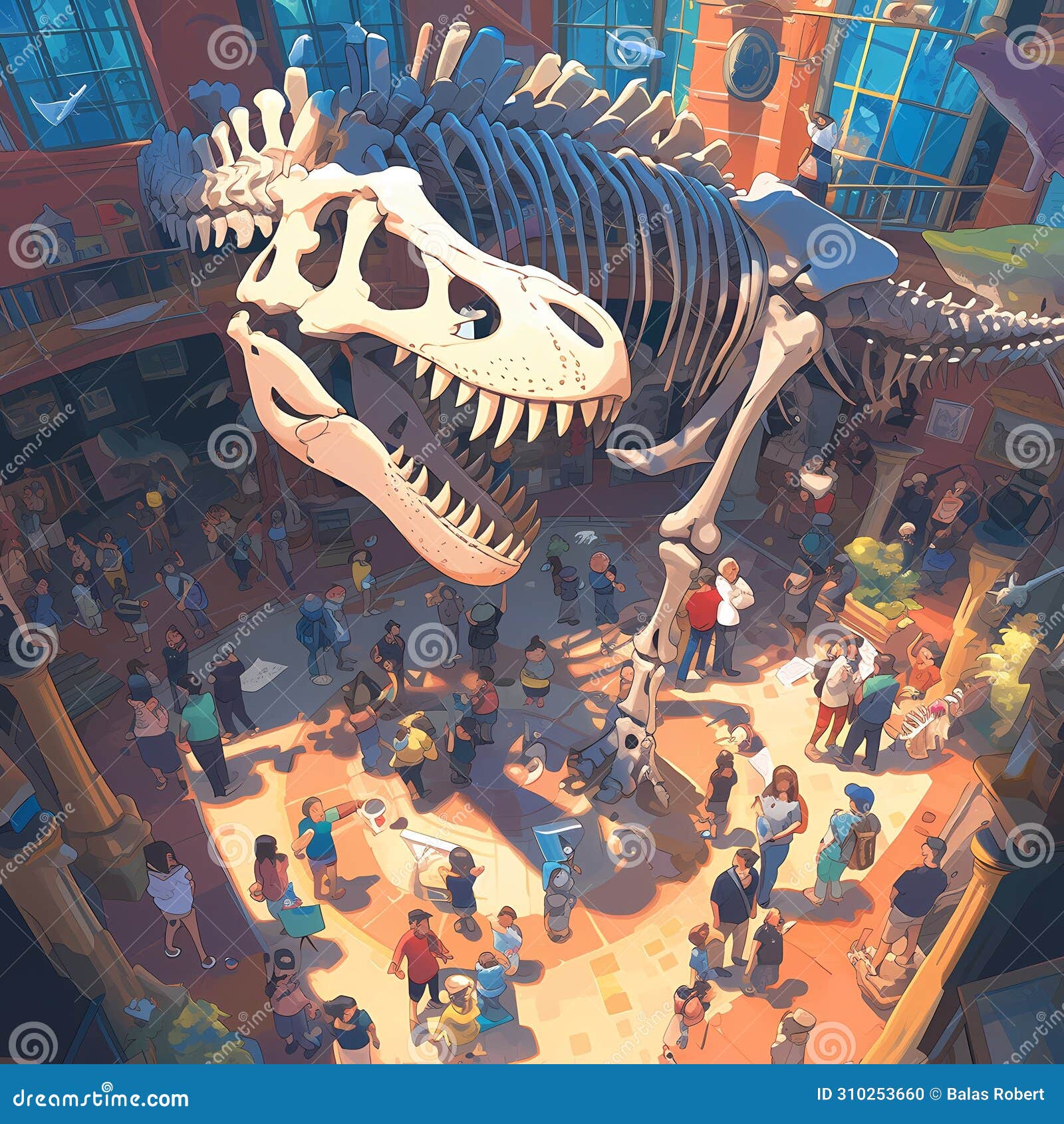 jurassic excitement - a city's surprise dinosaur encounter!