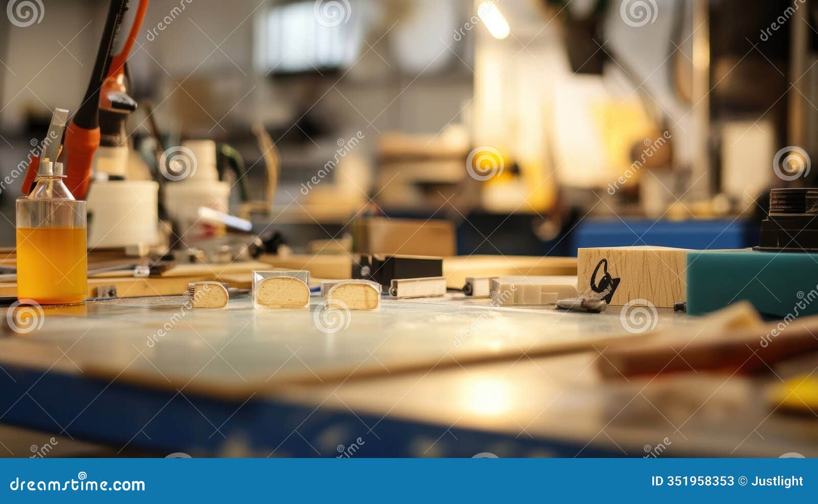 an image capturing the slicing and crafting of materials onsite focusing on the precision tools used and a backdrop of