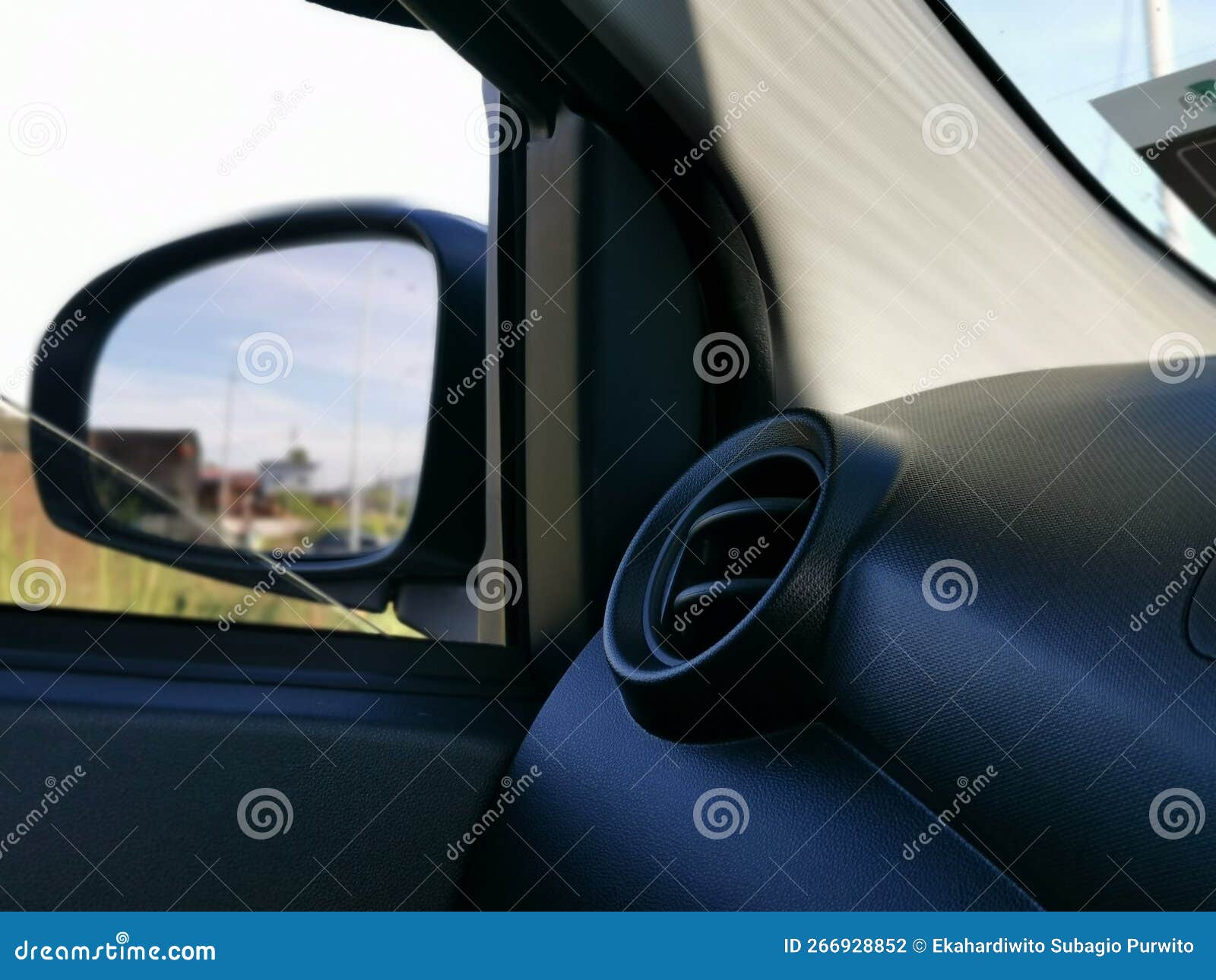 Image of Car Air Vent on the Dashboard. Stock Photo Image of