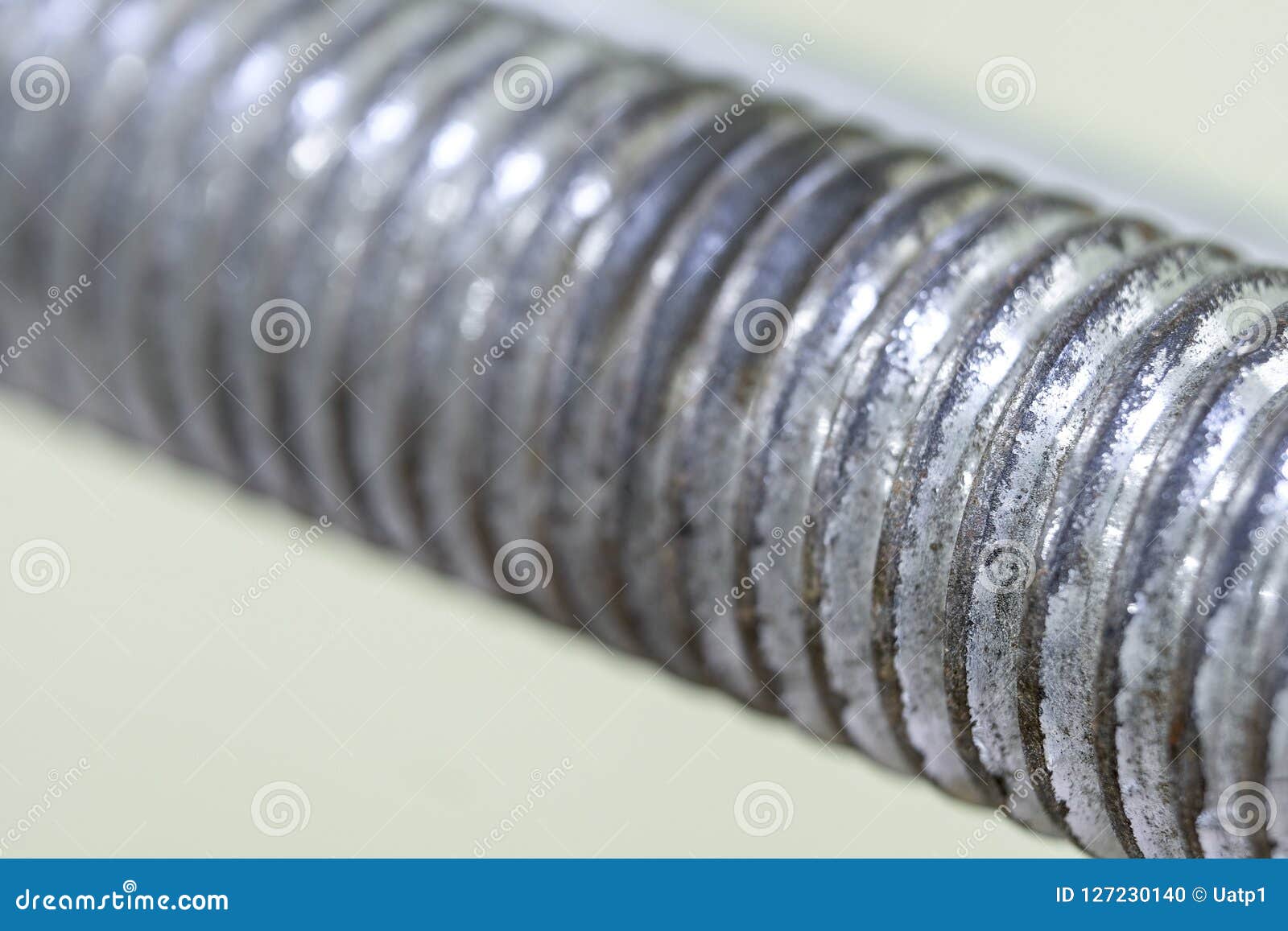 Close up thread stock photo. Image of machine, industry 127230140