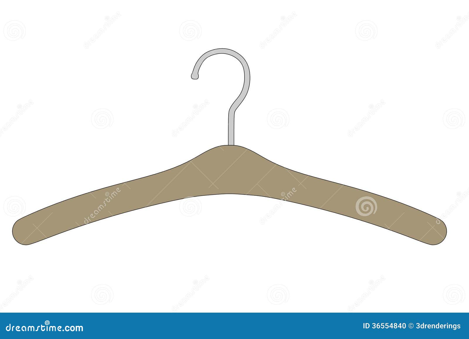 Image of clothes hanger stock illustration. Illustration of handdraw