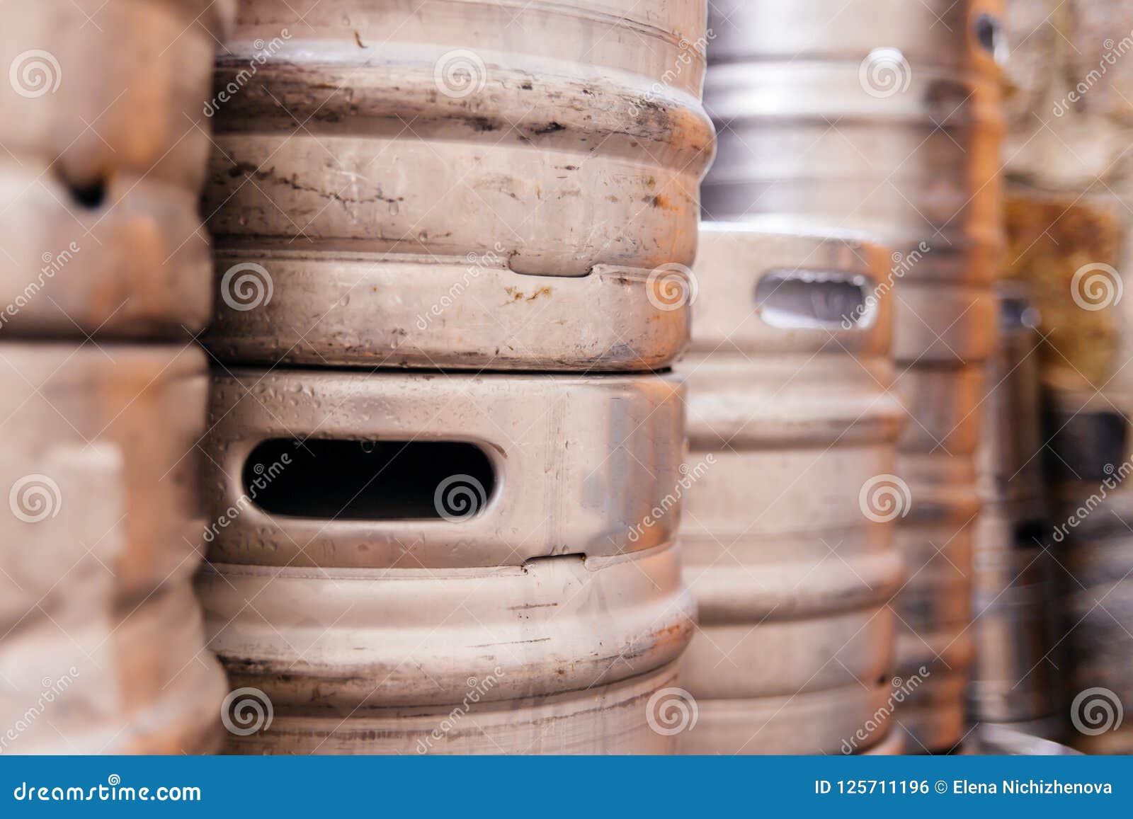 An Image of a Craft Beer Equipment at a Brewery Stock Photo Image of