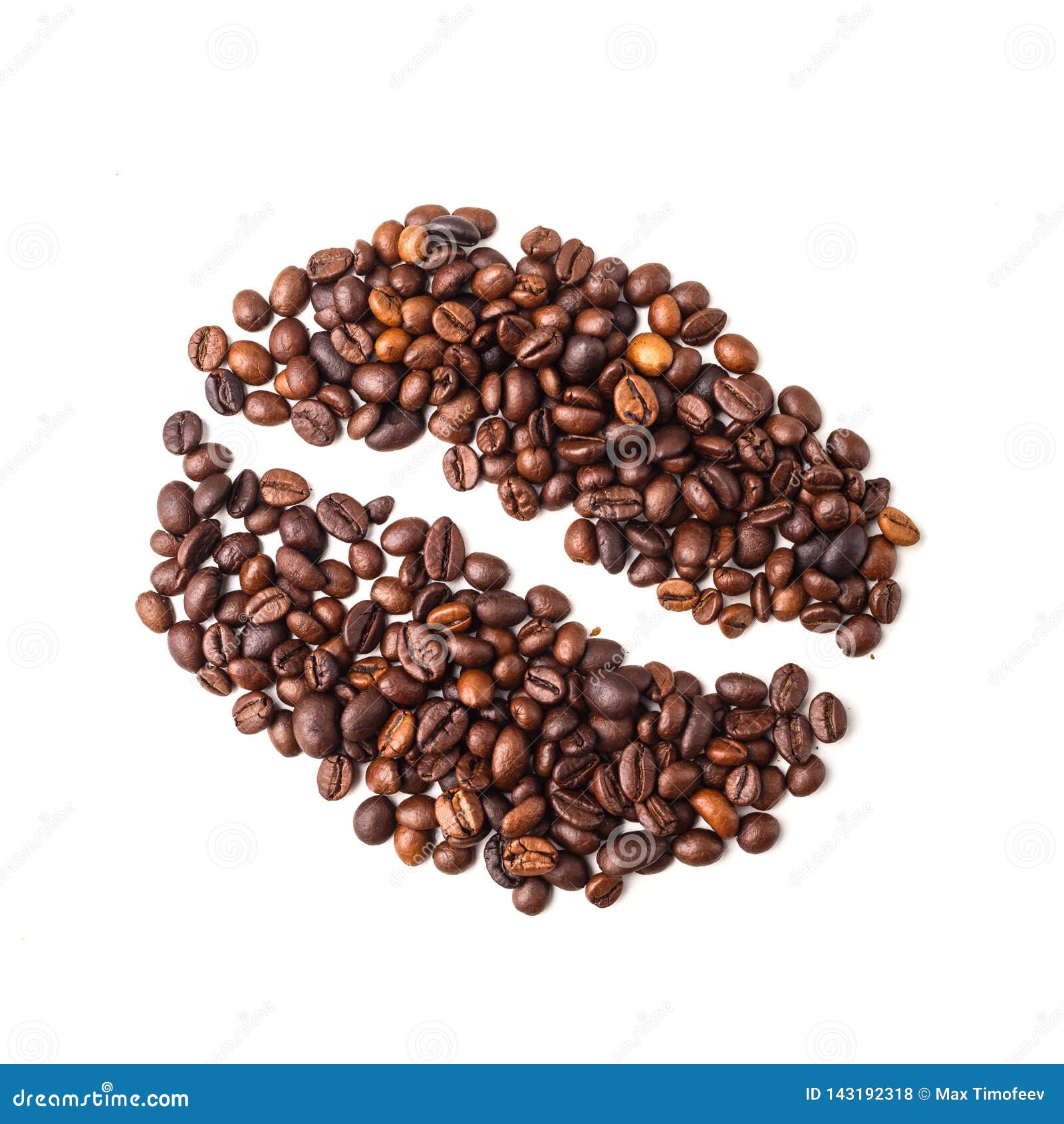Image De Grain De Cafe Composee Des Grains De Cafe Sur Un Fond Blanc Photo Stock Image Du Fond Saveur