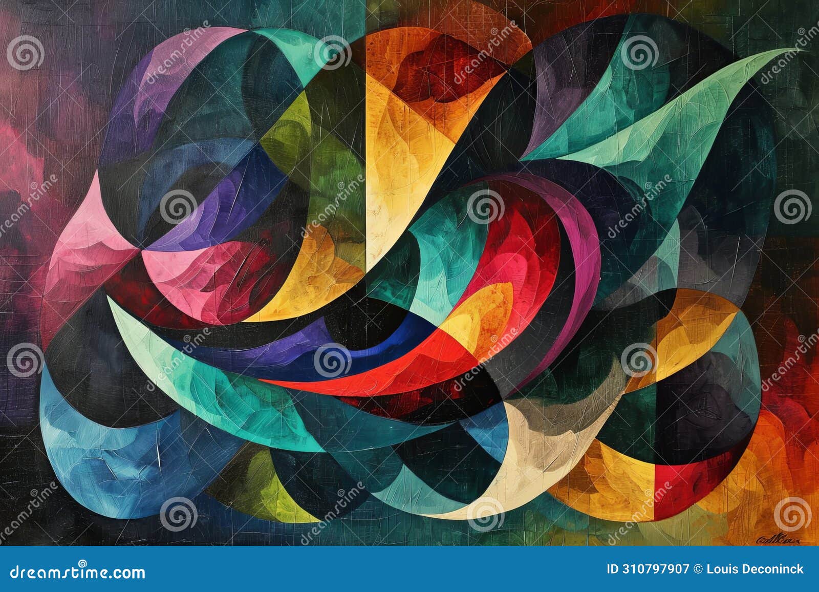 Abstraction of Emotion stock illustration. Illustration of linked 