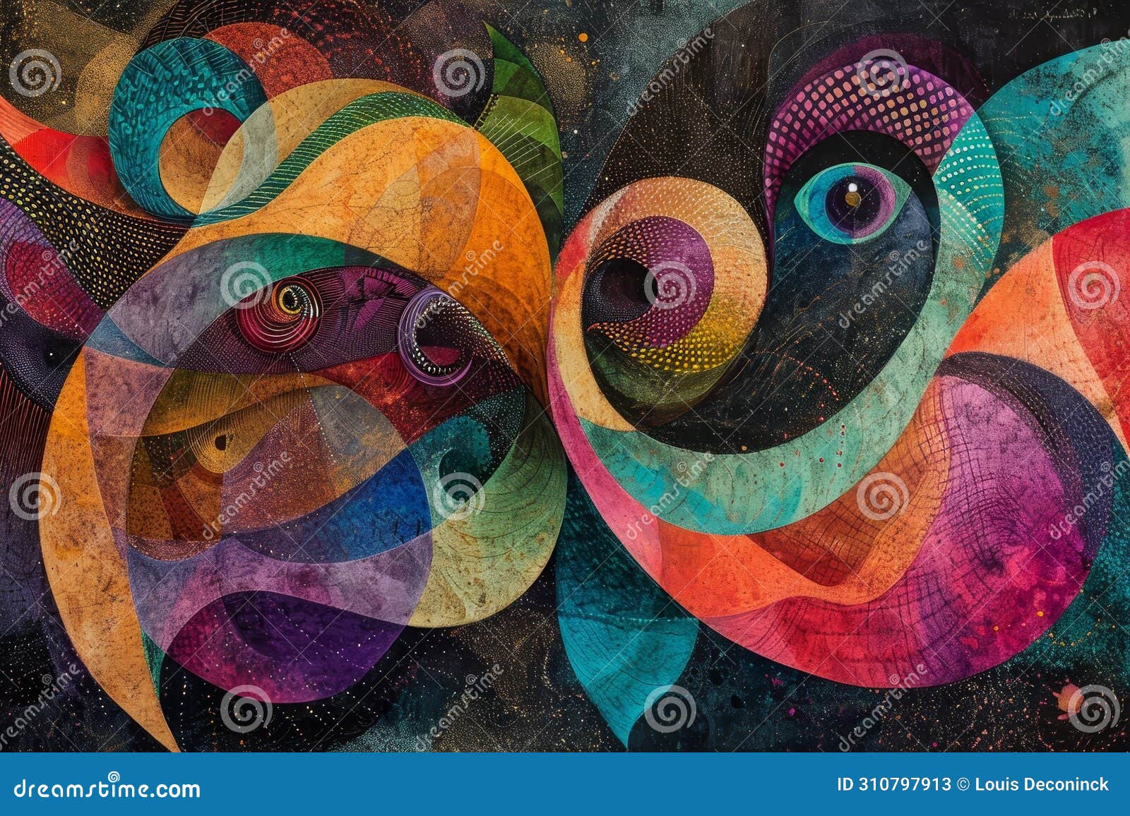 Abstraction of Emotion stock illustration. Illustration of emotion 