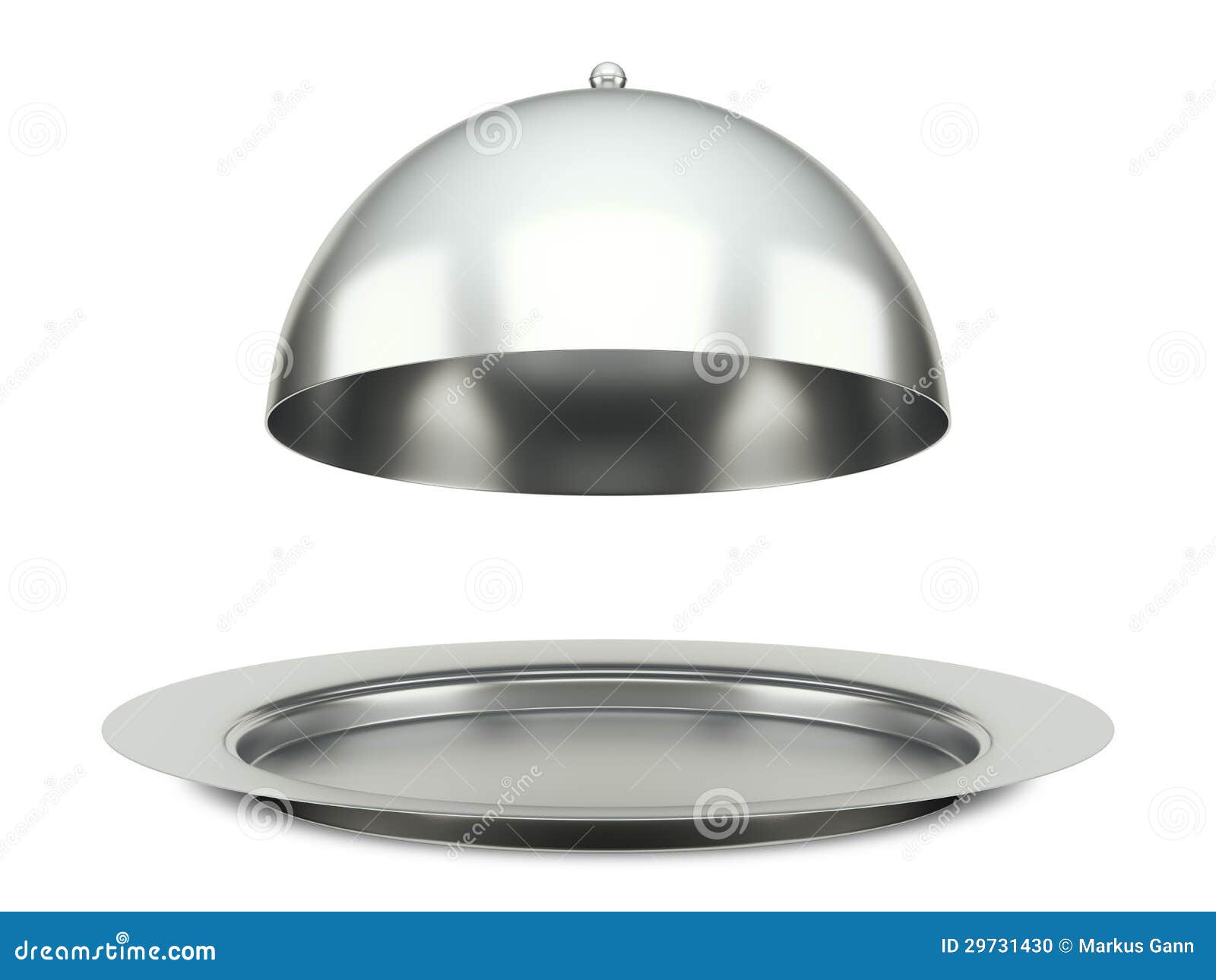 dining silver cloche platter