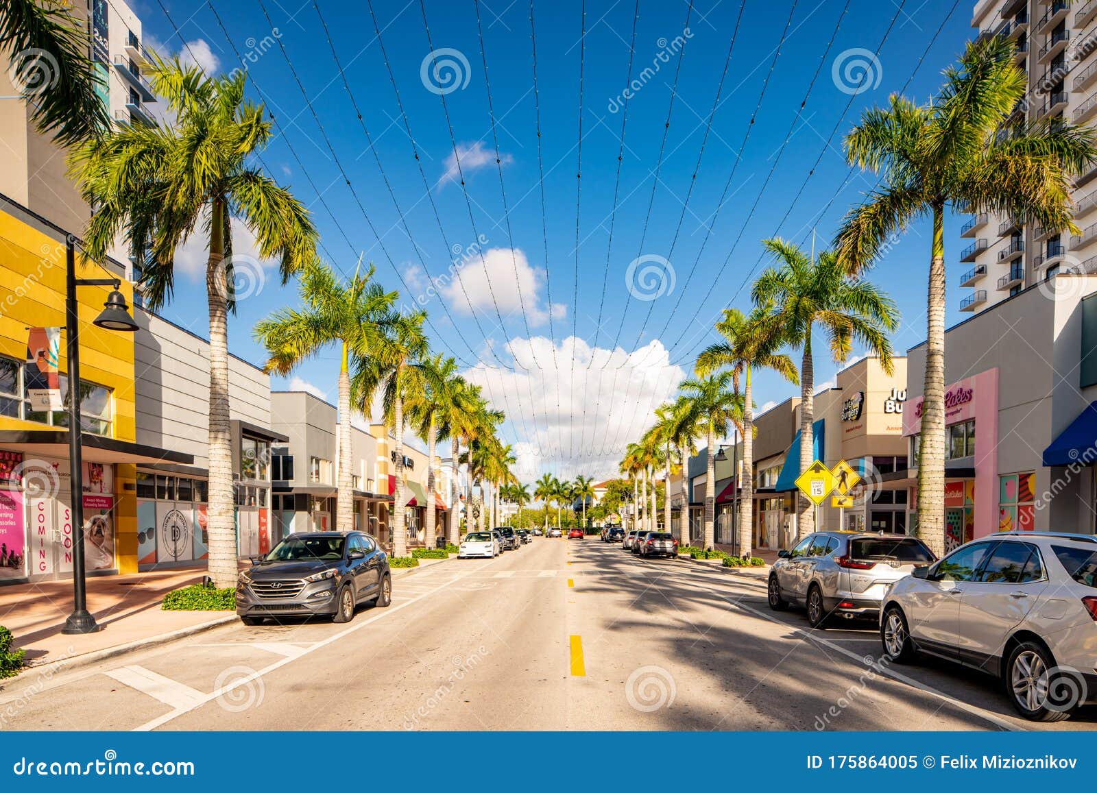 Image of Downtown Doral a Growing City in Miami FL Editorial Image
