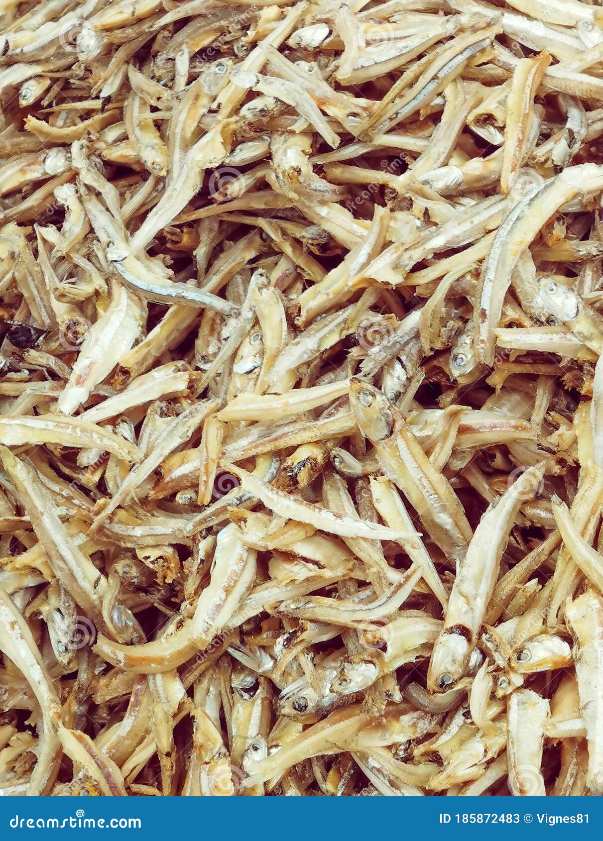 Dried anchovy stock image. Image of marine, fish, food 185872483