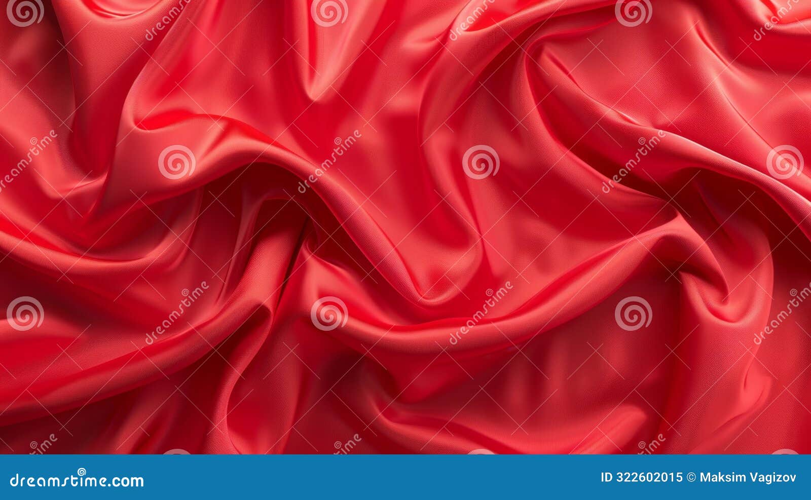 red silk fabric generative ai
