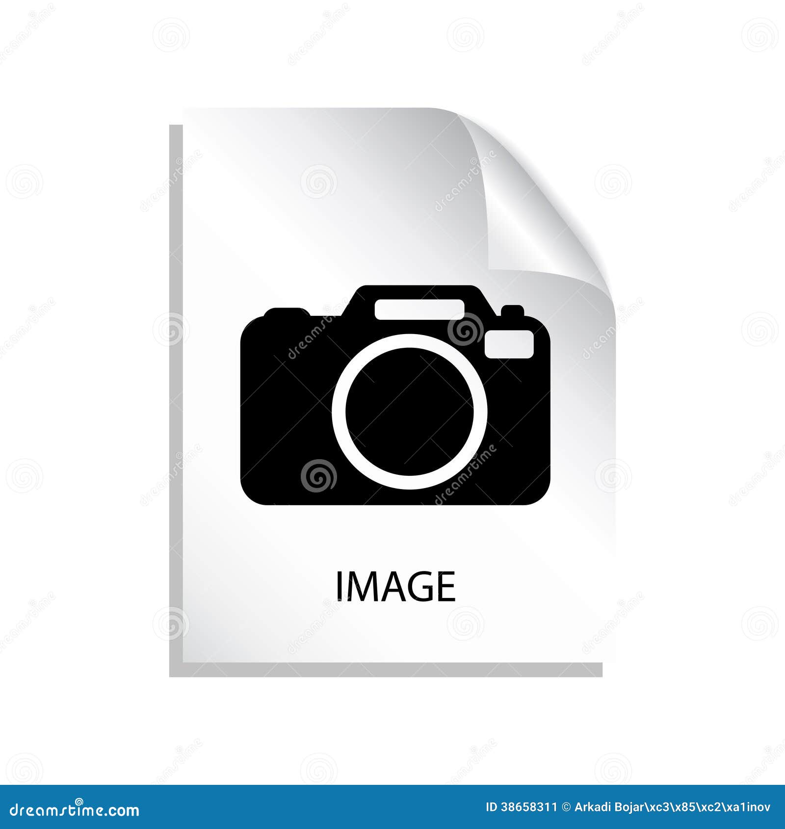 Image file icon stock vector. Illustration of background - 38658311