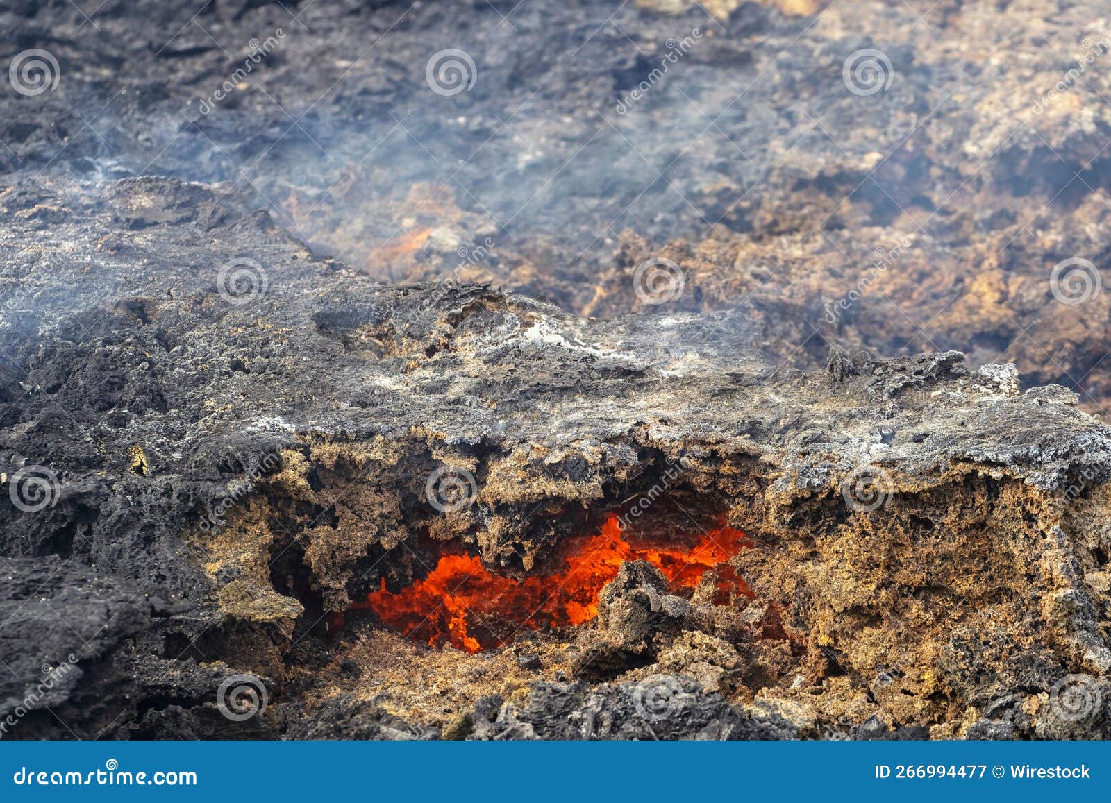 Image of Fire from the Explosion of the Oil Tanks of the Supertanker of
