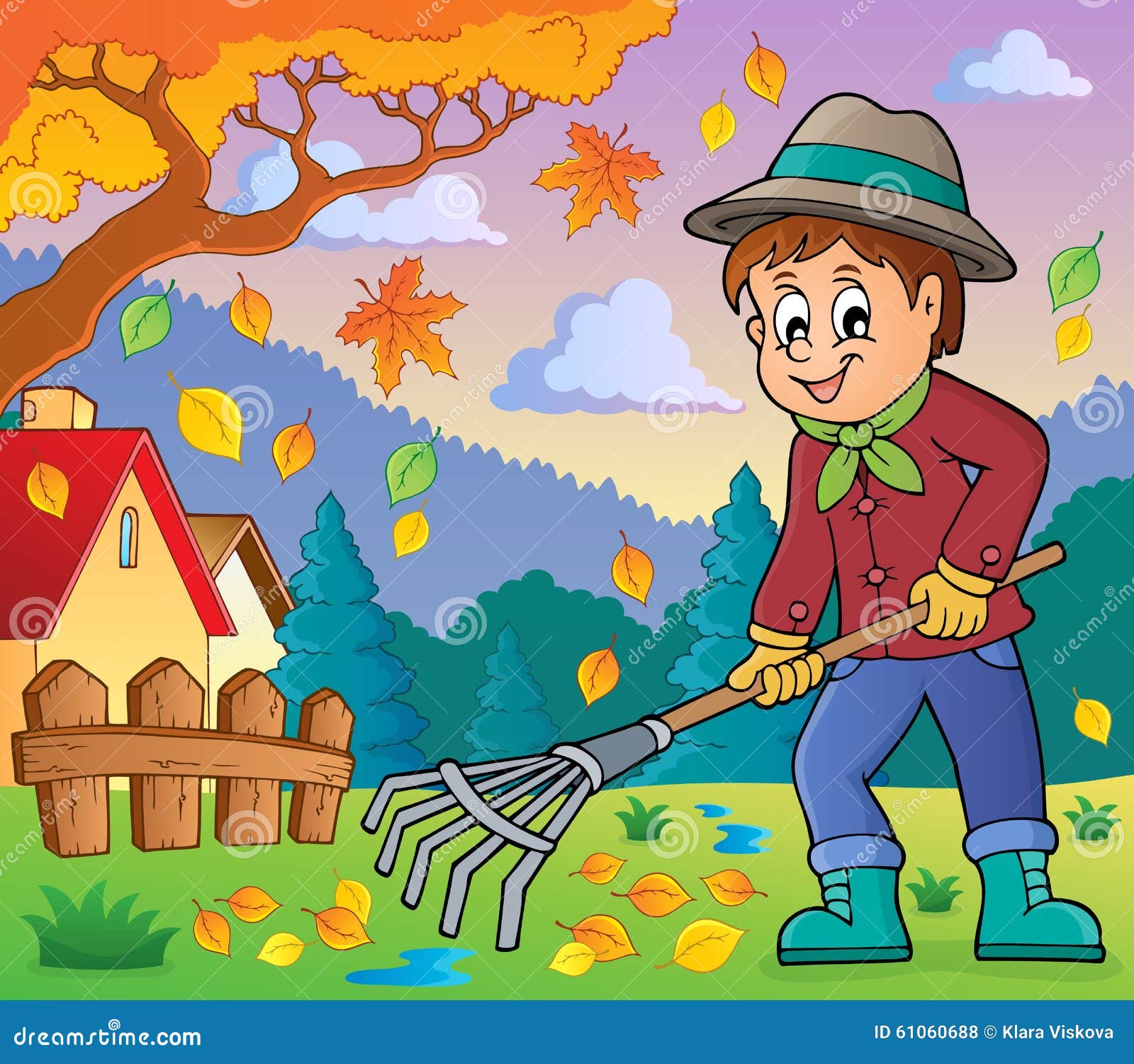 Image with Gardener Theme 4 Stock Vector - Illustration of draw, eps10 ...