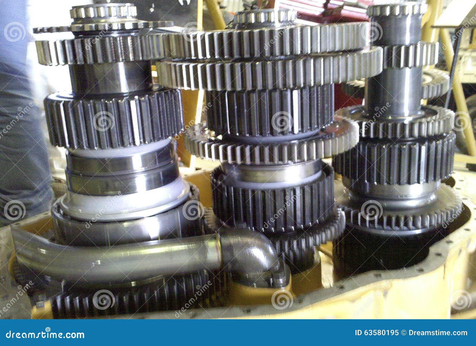 Image gear train. stock image. Image of core, cutting 63580195