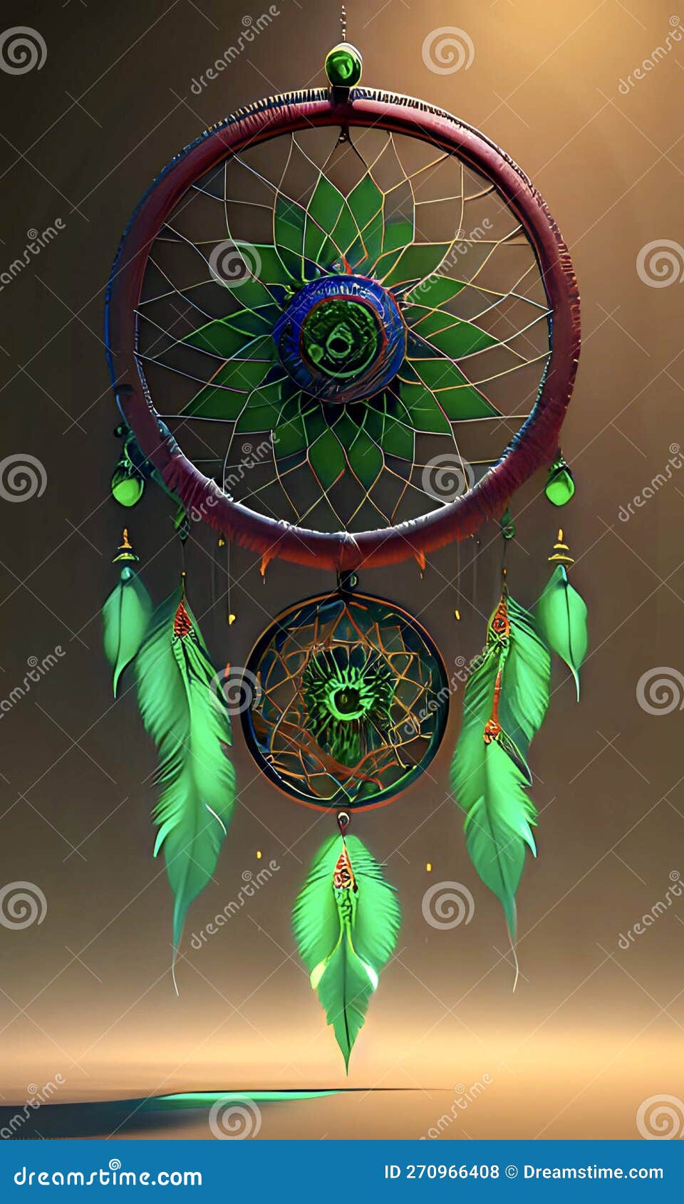 Bad dream catcher stock illustration. Illustration of abstract 270966408