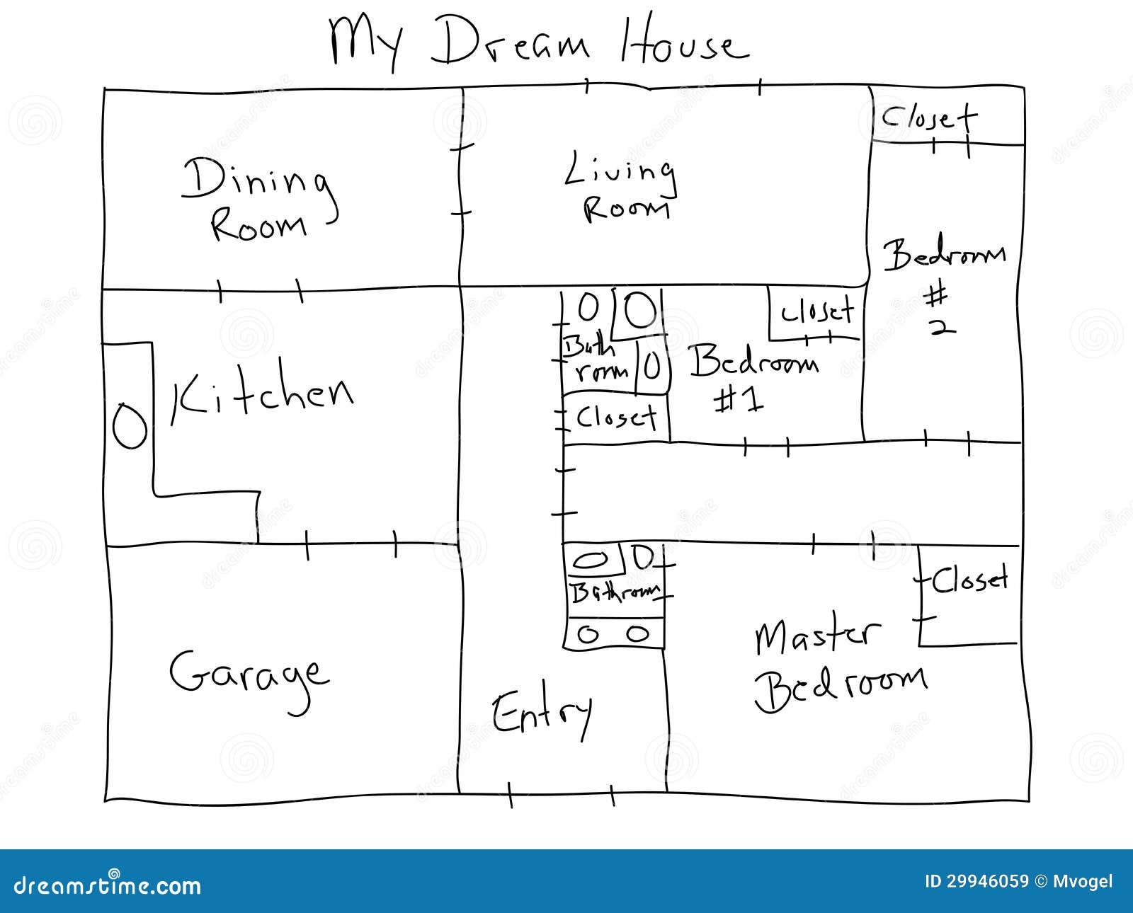 My Dream House stock illustration. Image of planning - 29946059