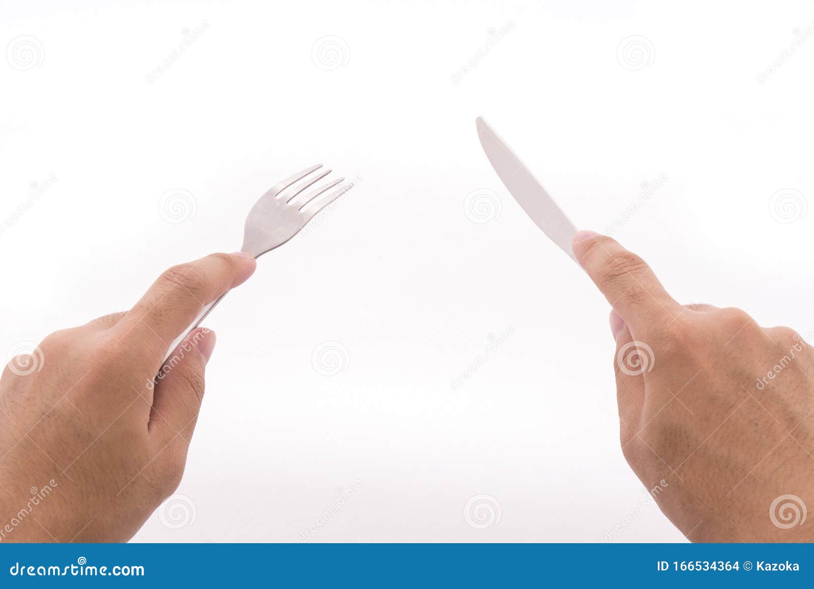 Correct Way To Hold the Fork Knife Stock Photo Image of food, knife
