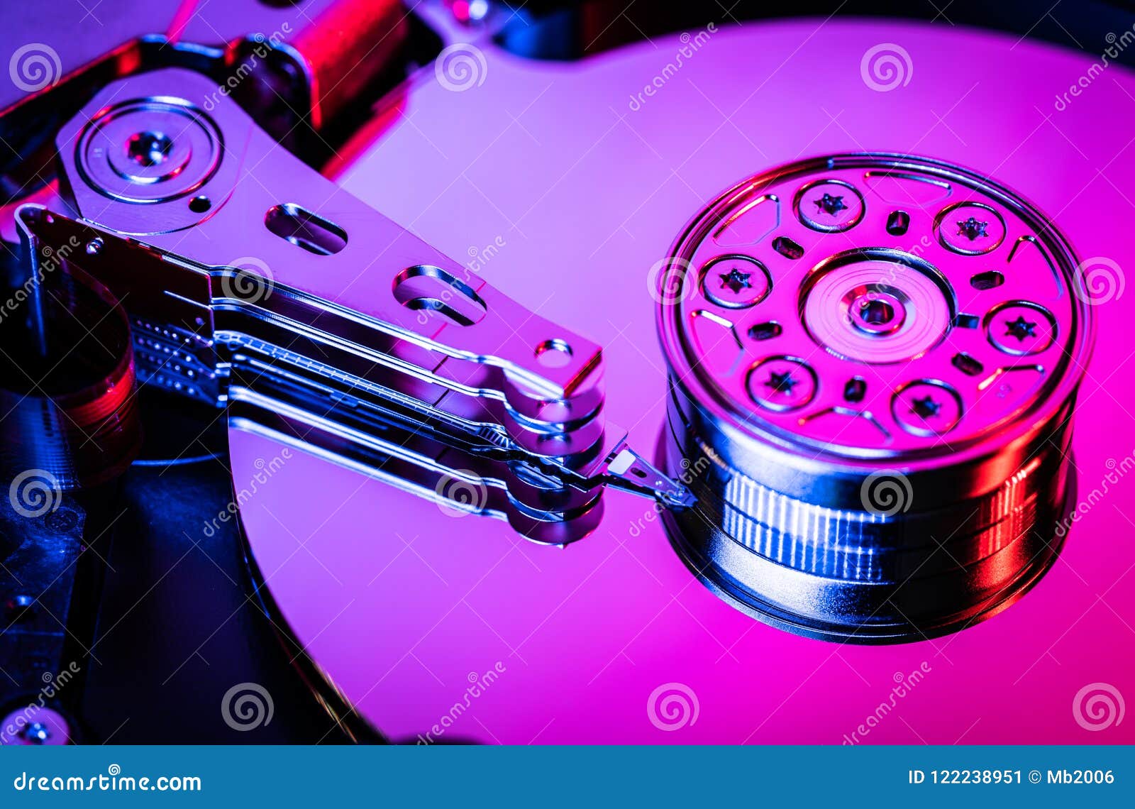 Hard drive disc storage stock image. Image of 122238951