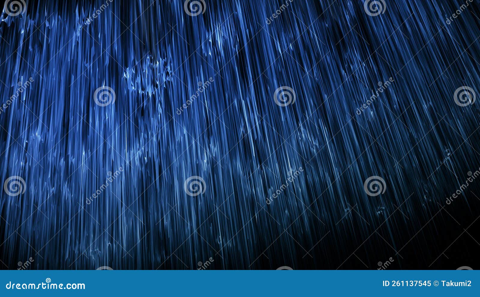 Image of Rain Falling on a Black Background Stock Image Image of