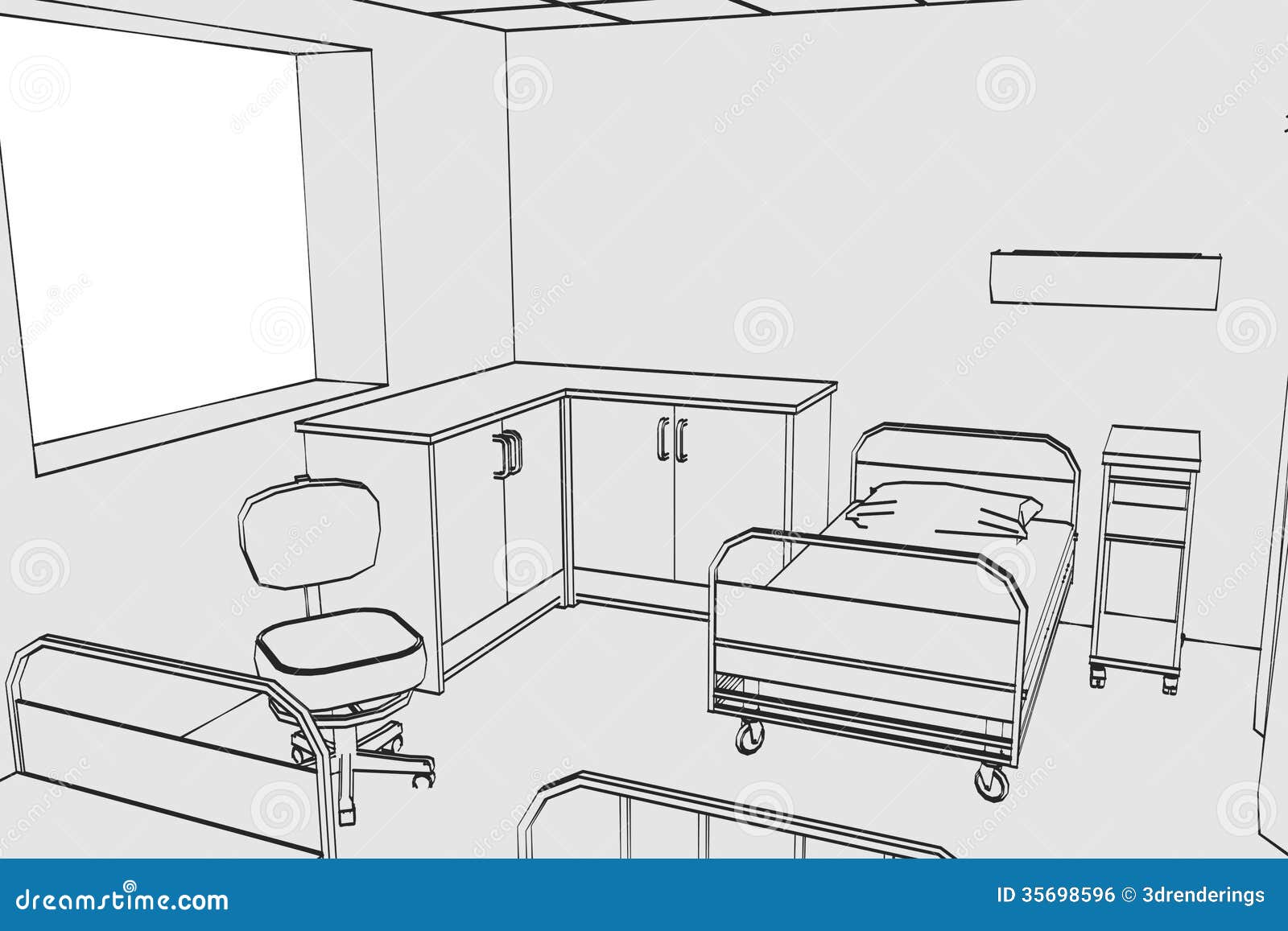 hospital room clipart - photo #42