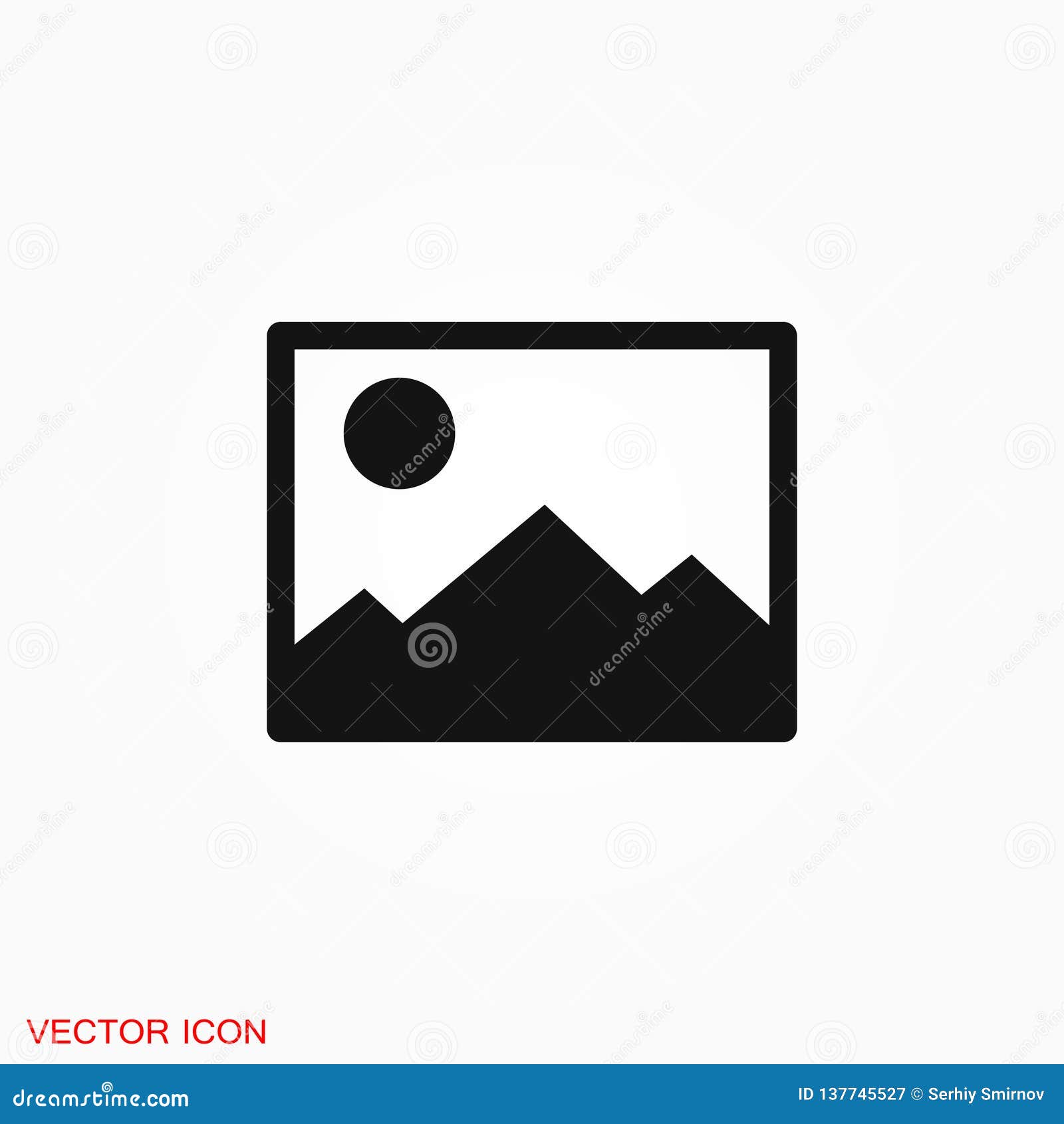 Image Icon Logo, Illustration, Vector Sign Symbol for Design Stock Illustration Illustration
